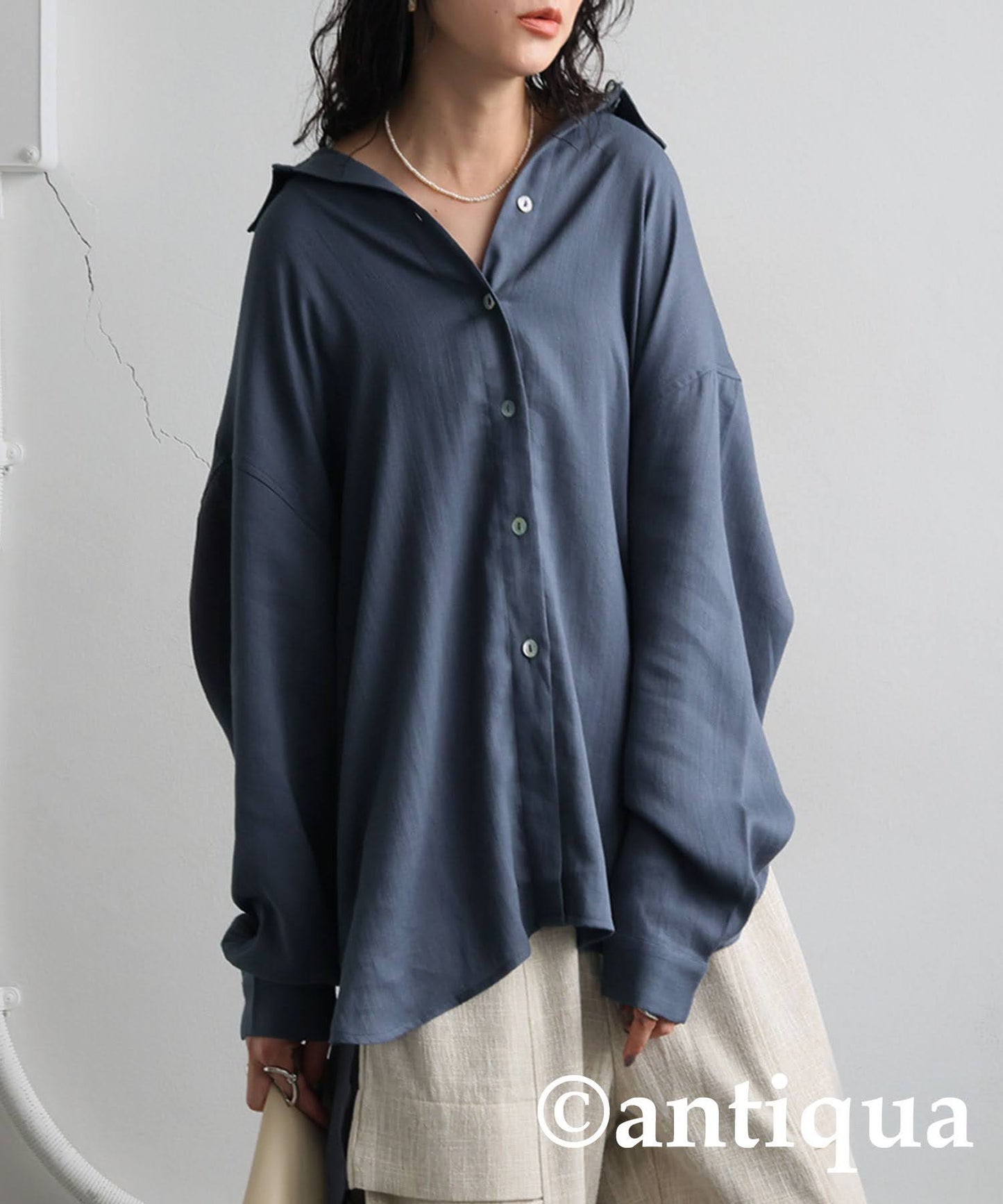 Ladies Linen-Like Shirt