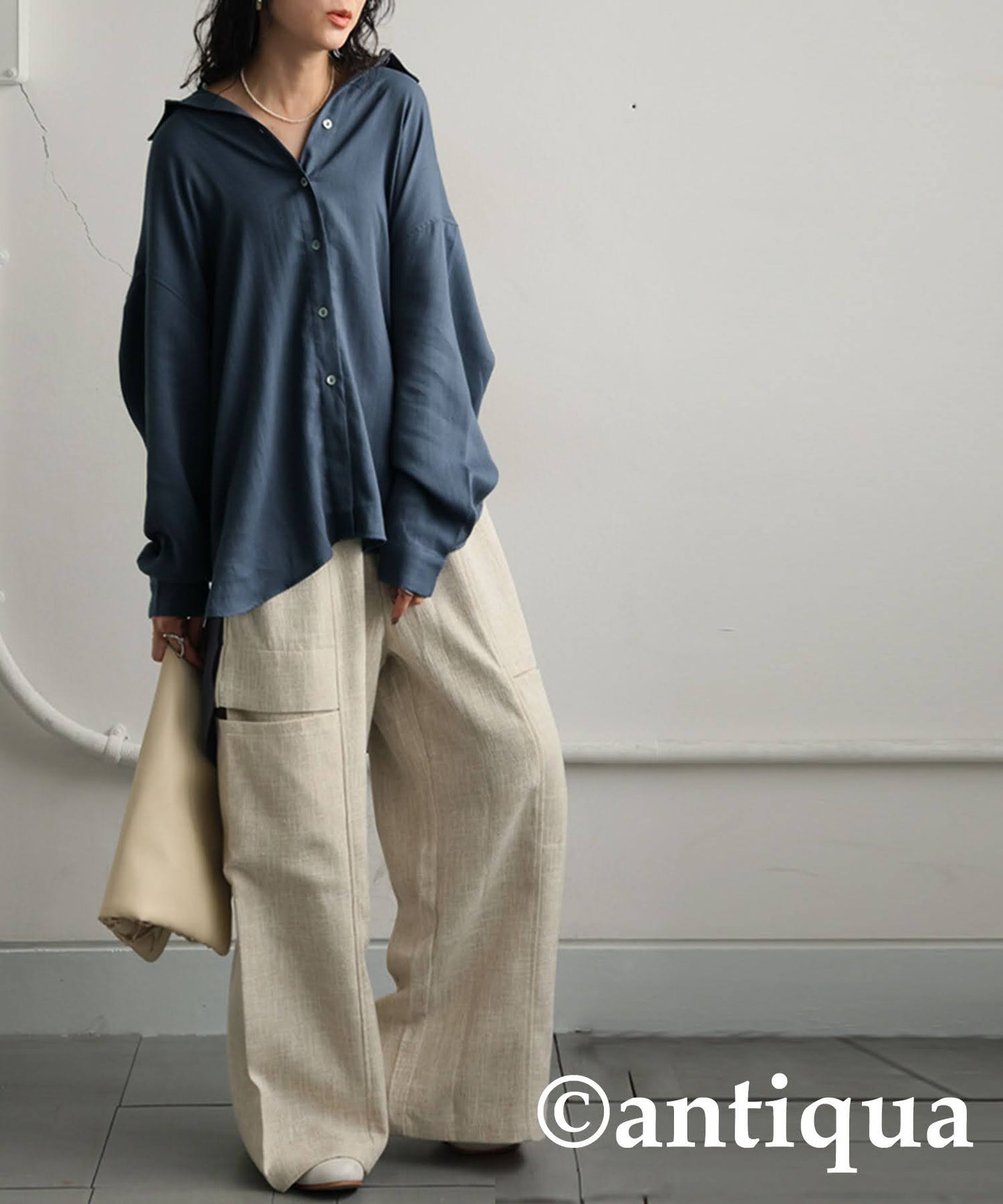 Ladies Linen-Like Shirt