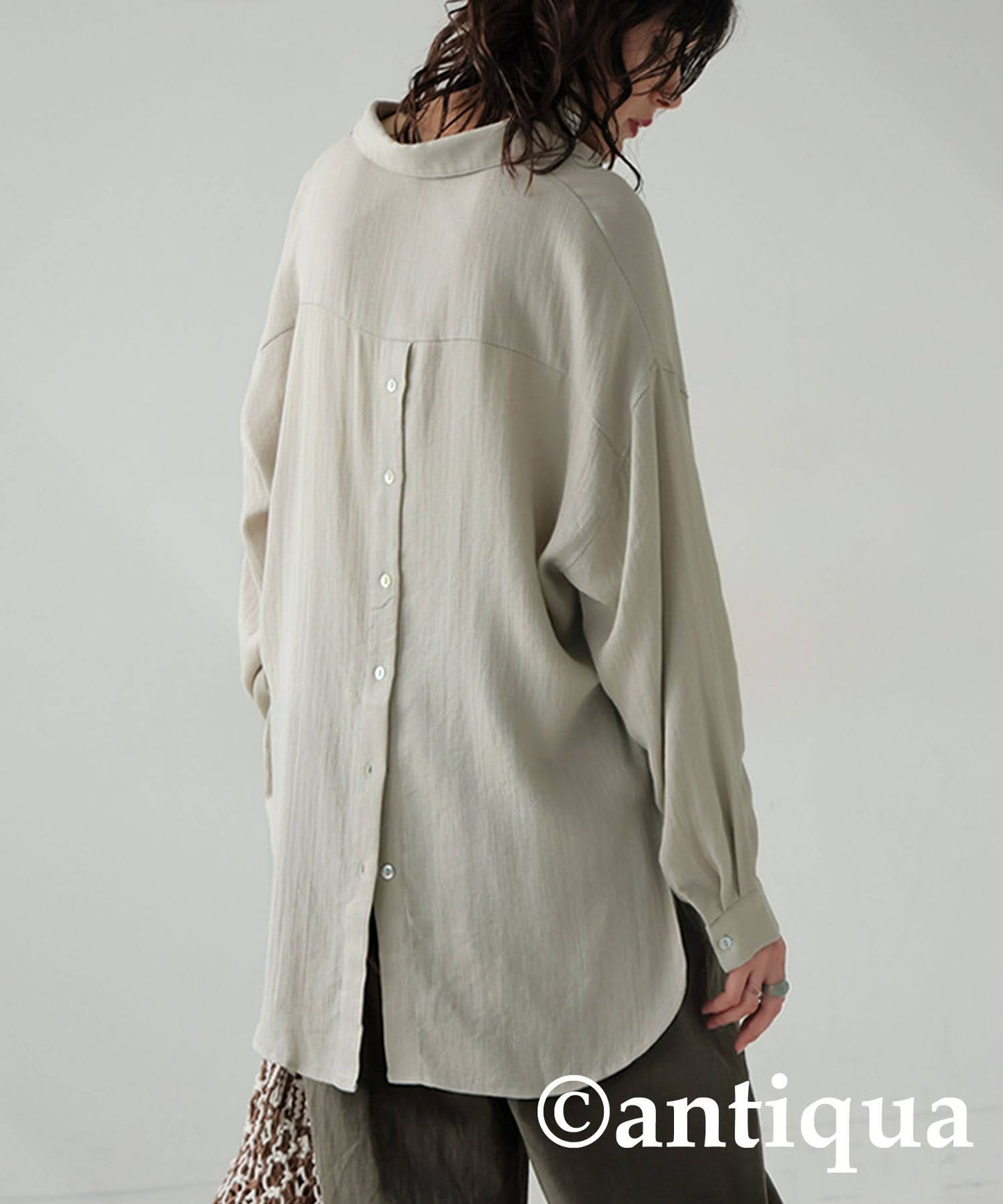 Ladies Linen-Like Shirt