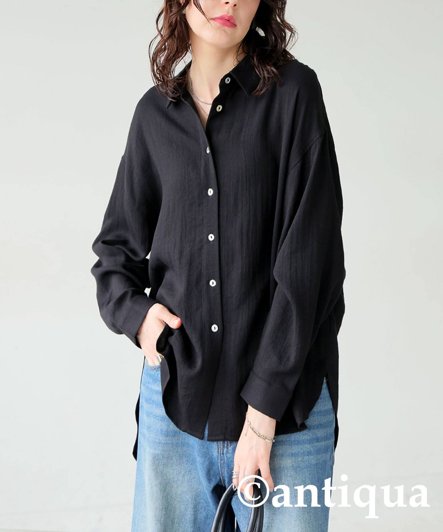 Ladies Linen-Like Shirt