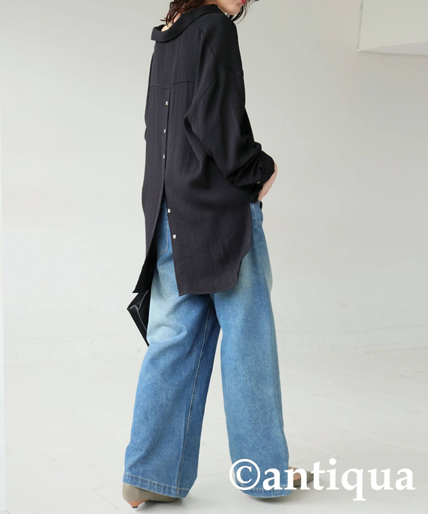 Ladies Linen-Like Shirt