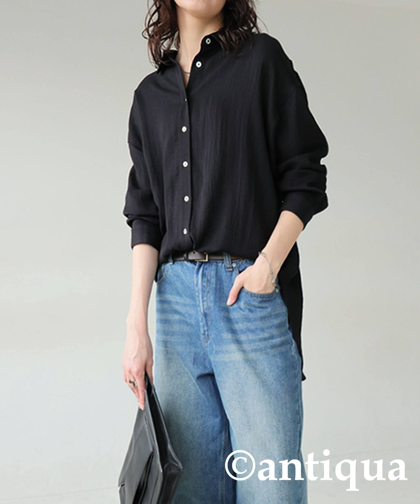 Ladies Linen-Like Shirt