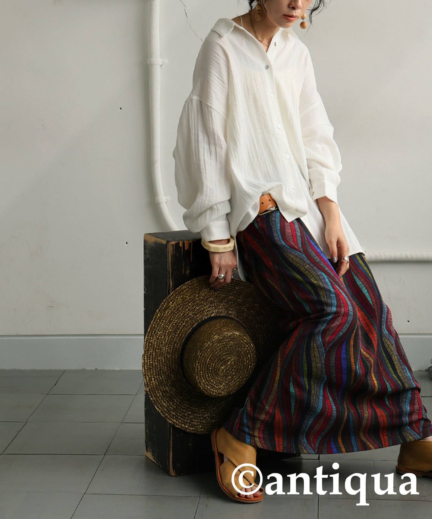 Ladies Linen-Like Shirt