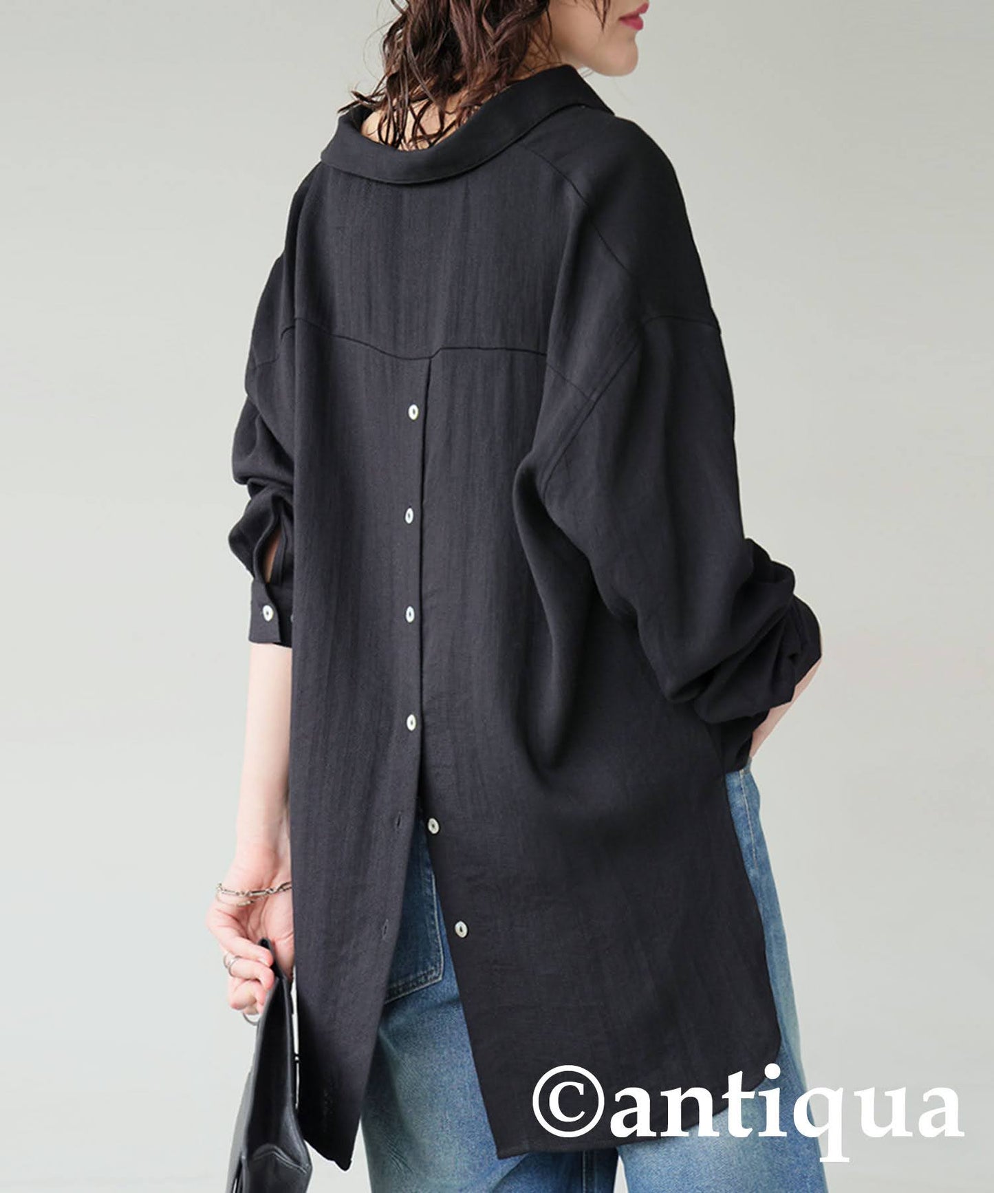 Ladies Linen-Like Shirt