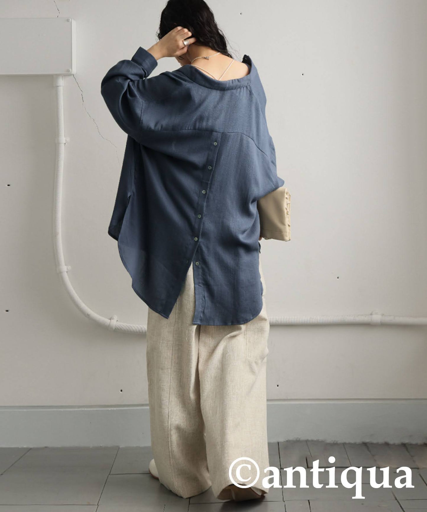 Ladies Linen-Like Shirt