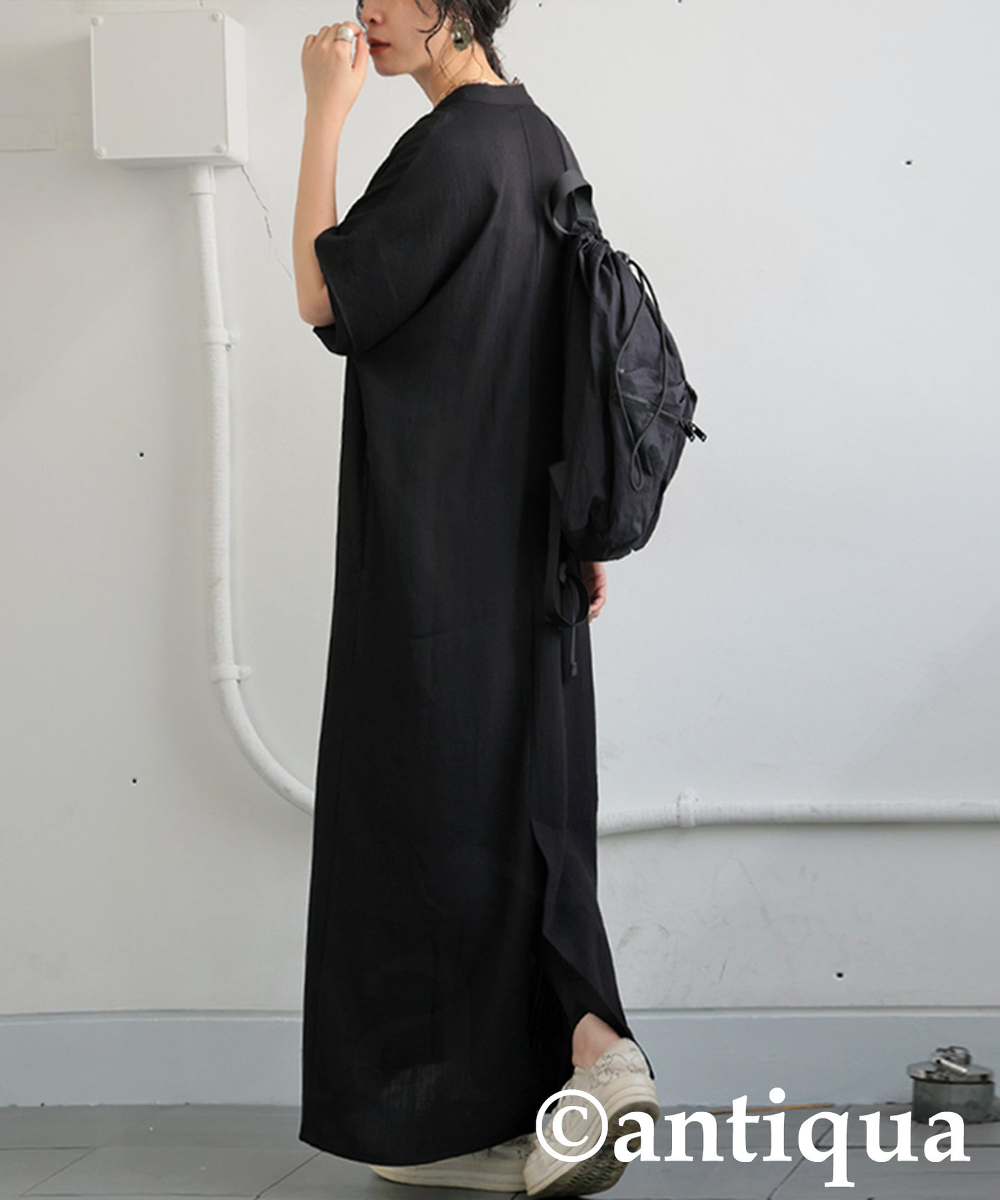 Ladies Linen Touch Dress