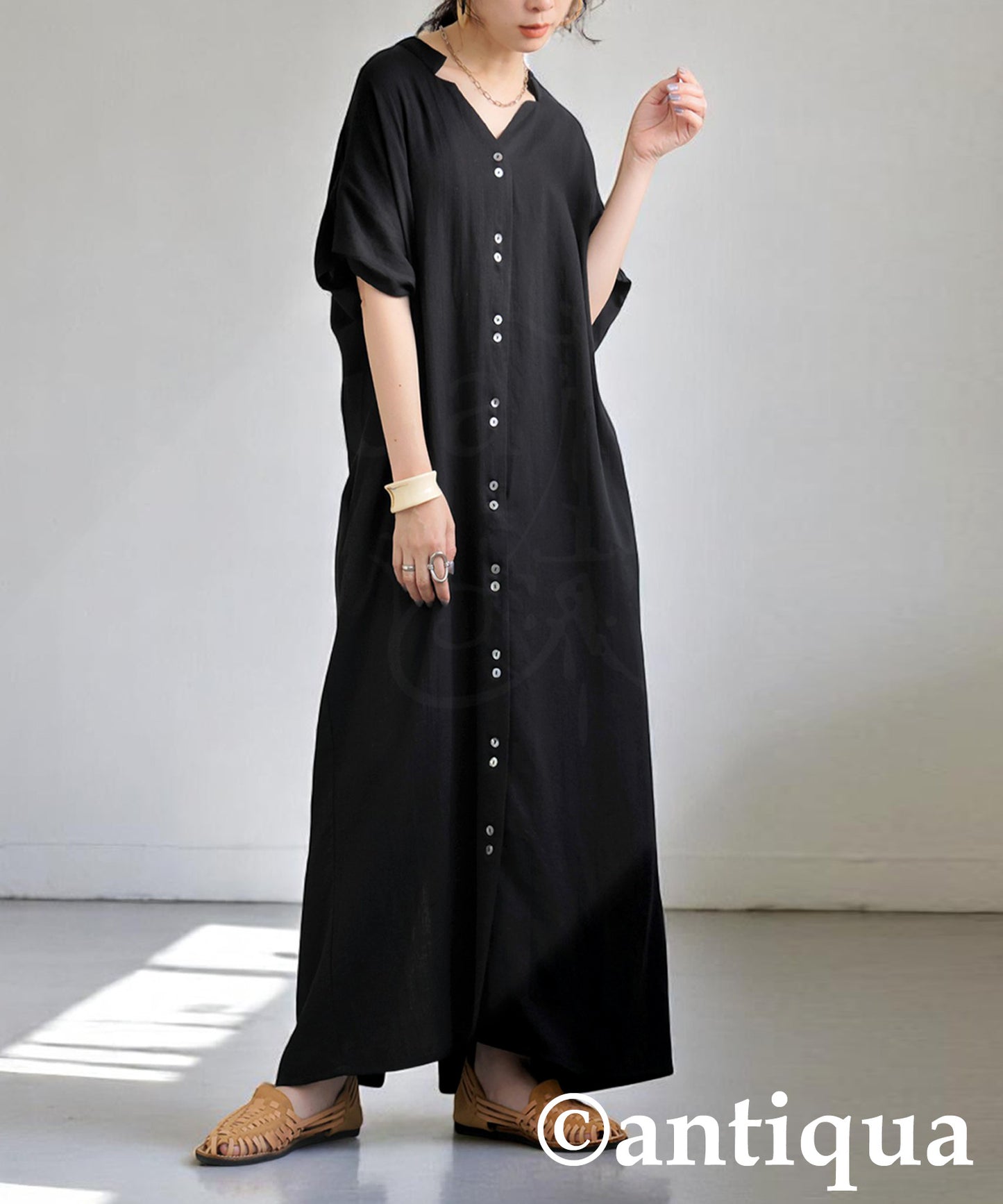 Ladies Linen Touch Dress