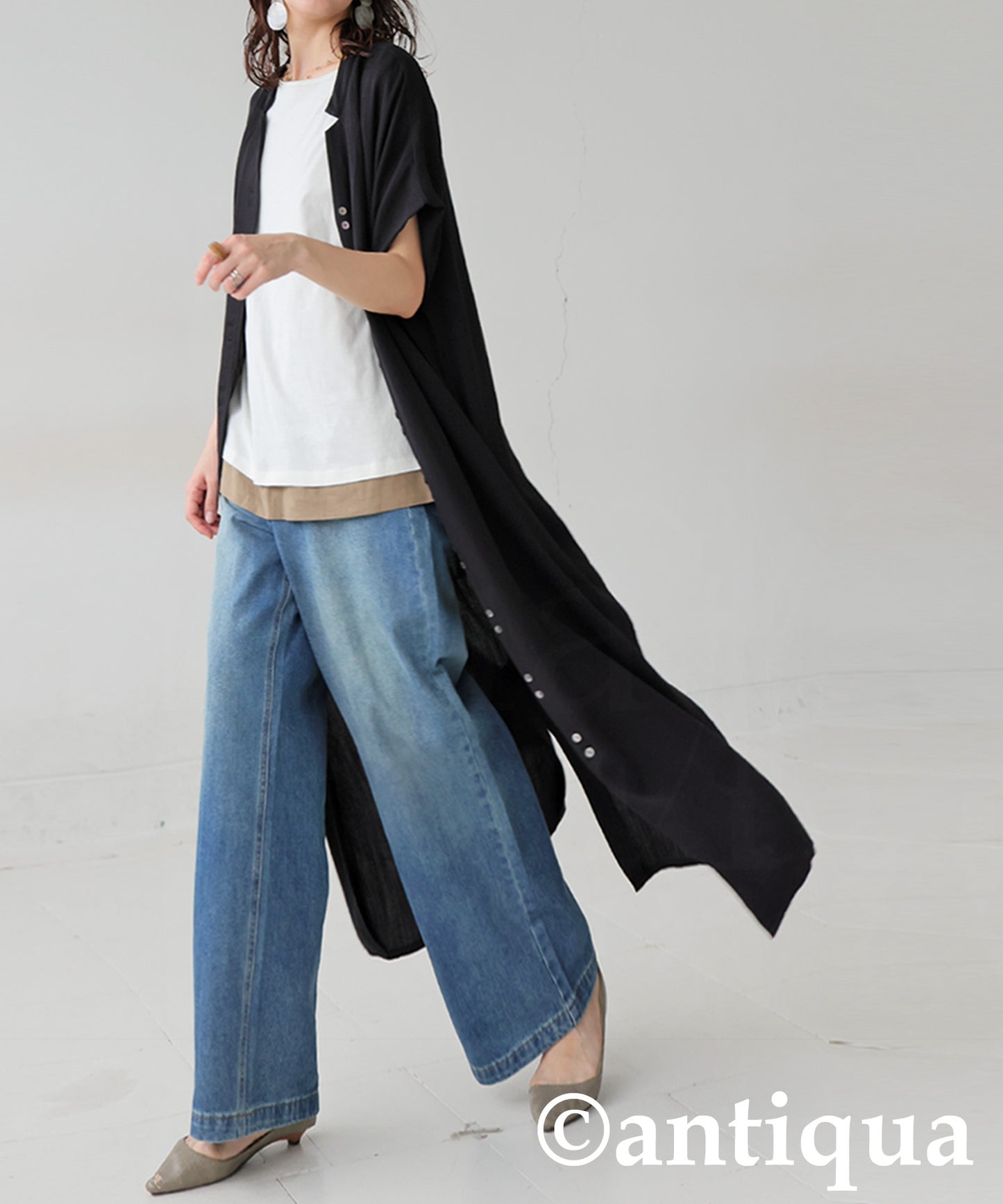 Ladies Linen Touch Dress