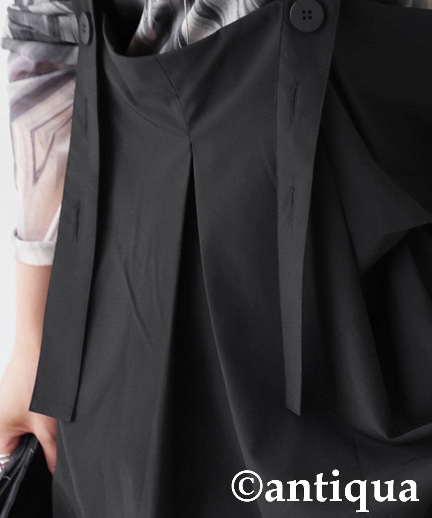 Ladies Tuck Design Overall Skirt