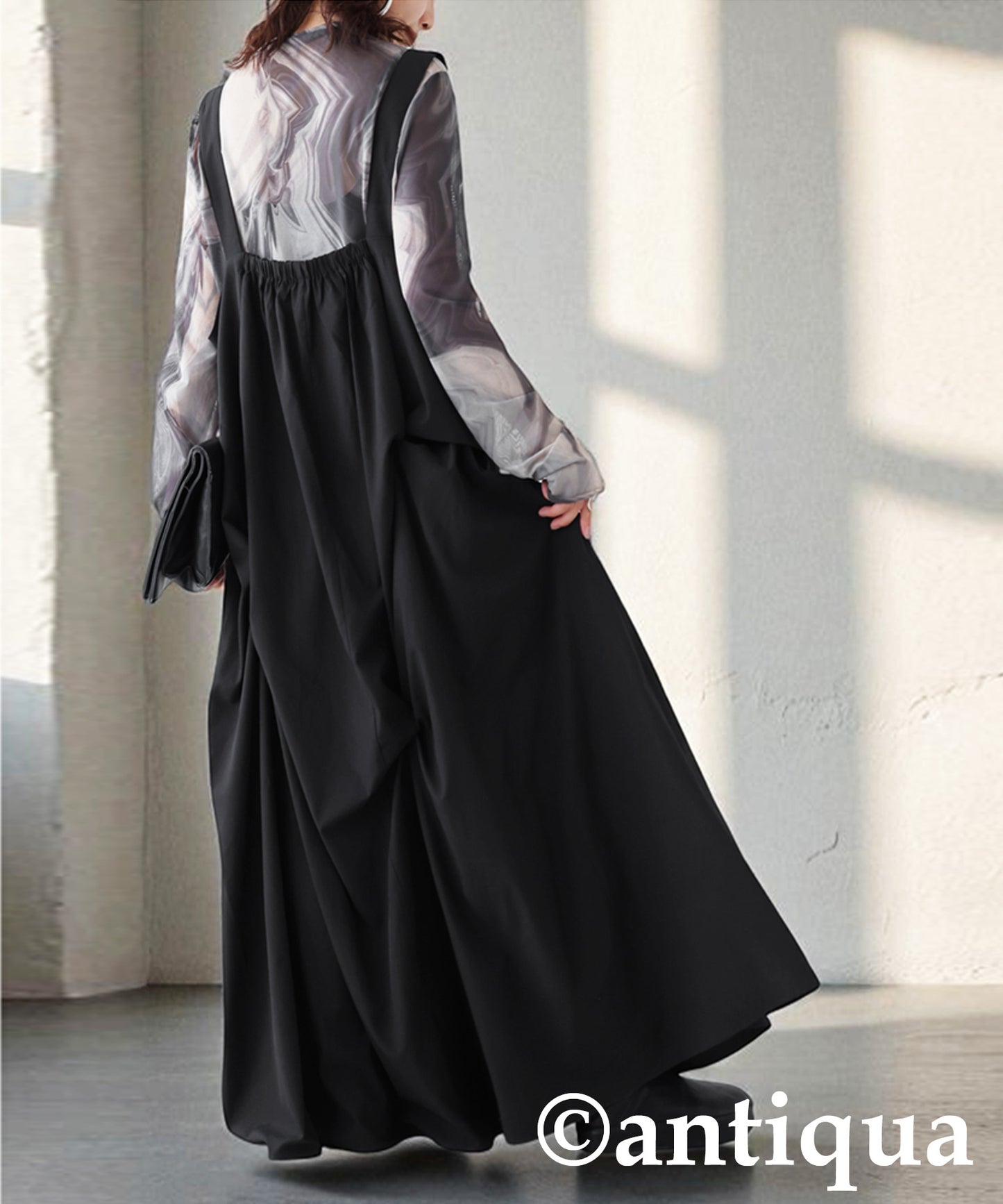 Ladies Tuck Design Overall Skirt