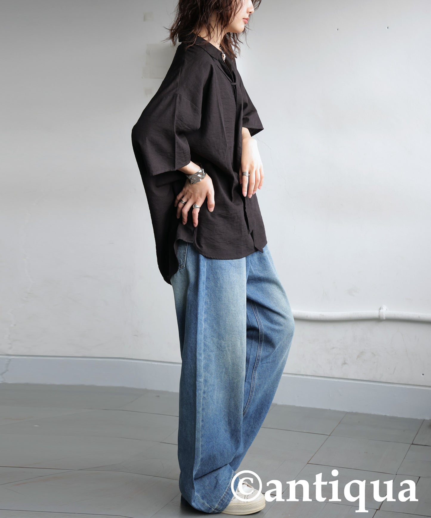 Ladies Skipper Shirt With Scarf