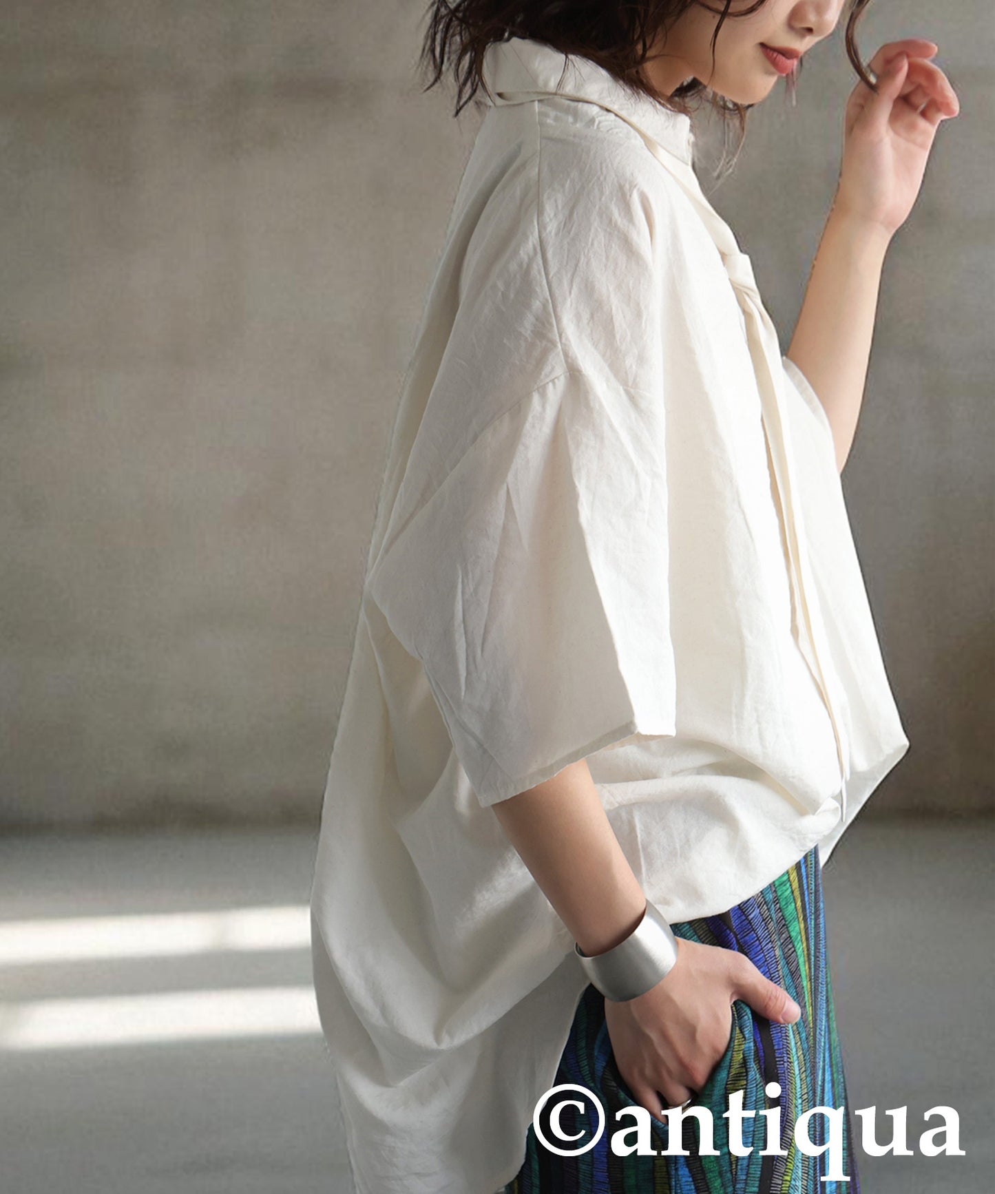 Ladies Skipper Shirt With Scarf