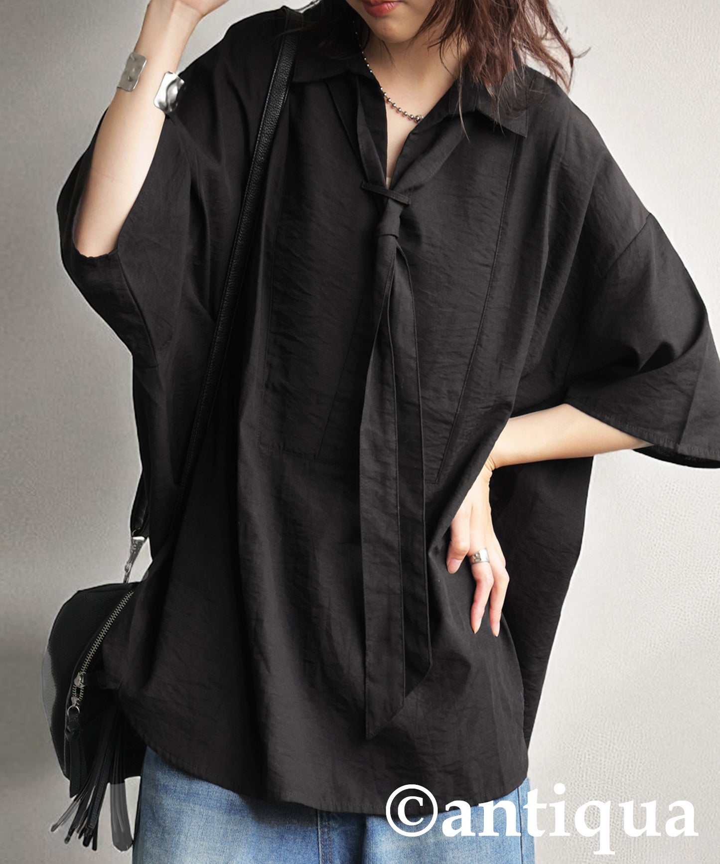 Ladies Skipper Shirt With Scarf