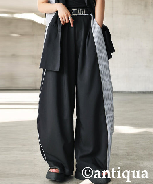 Ladies Wide Curve Design Pants