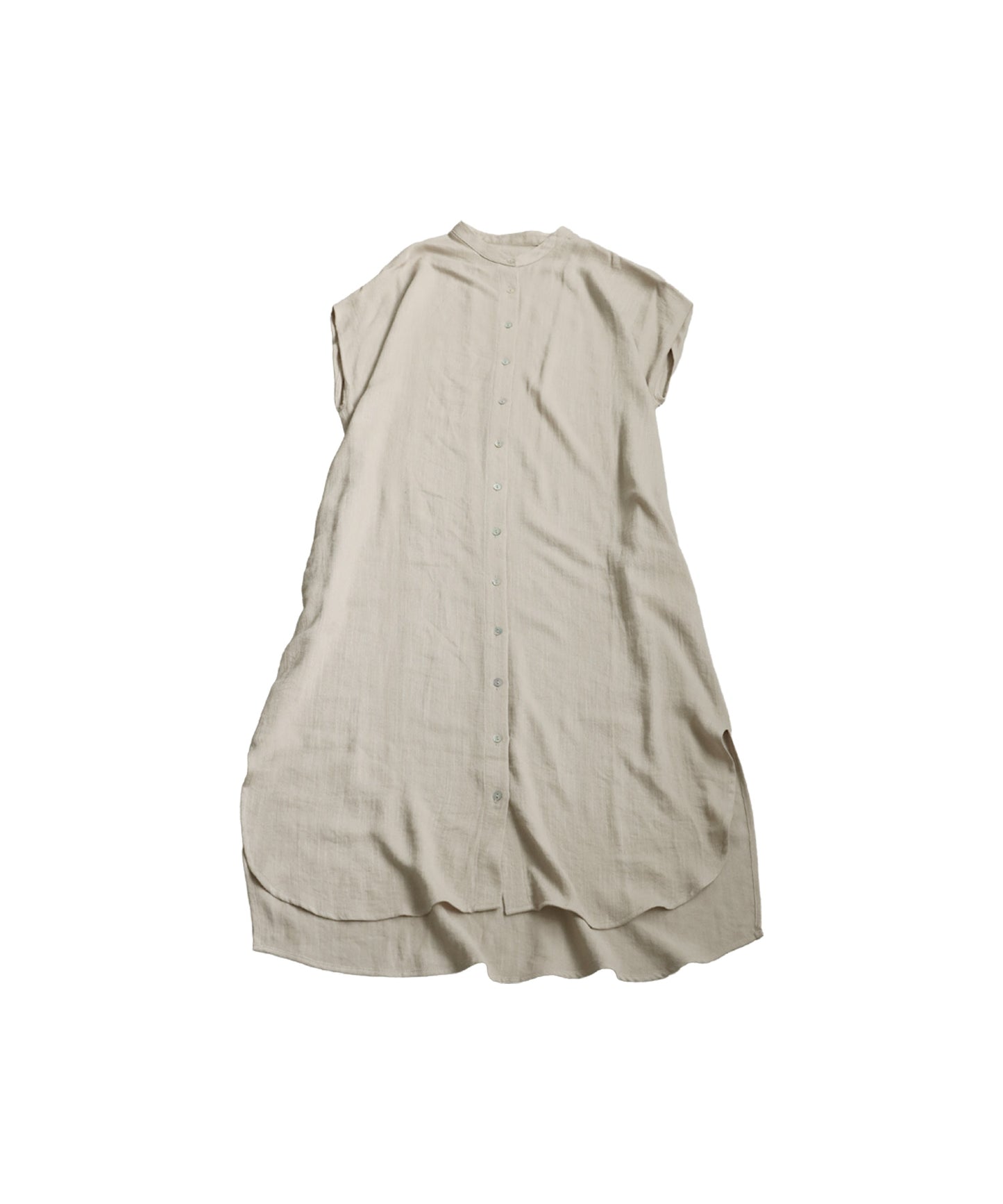 Ladies Linen Touch Shirt Dress