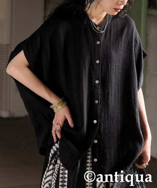 Ladies Linen-Like Shirt