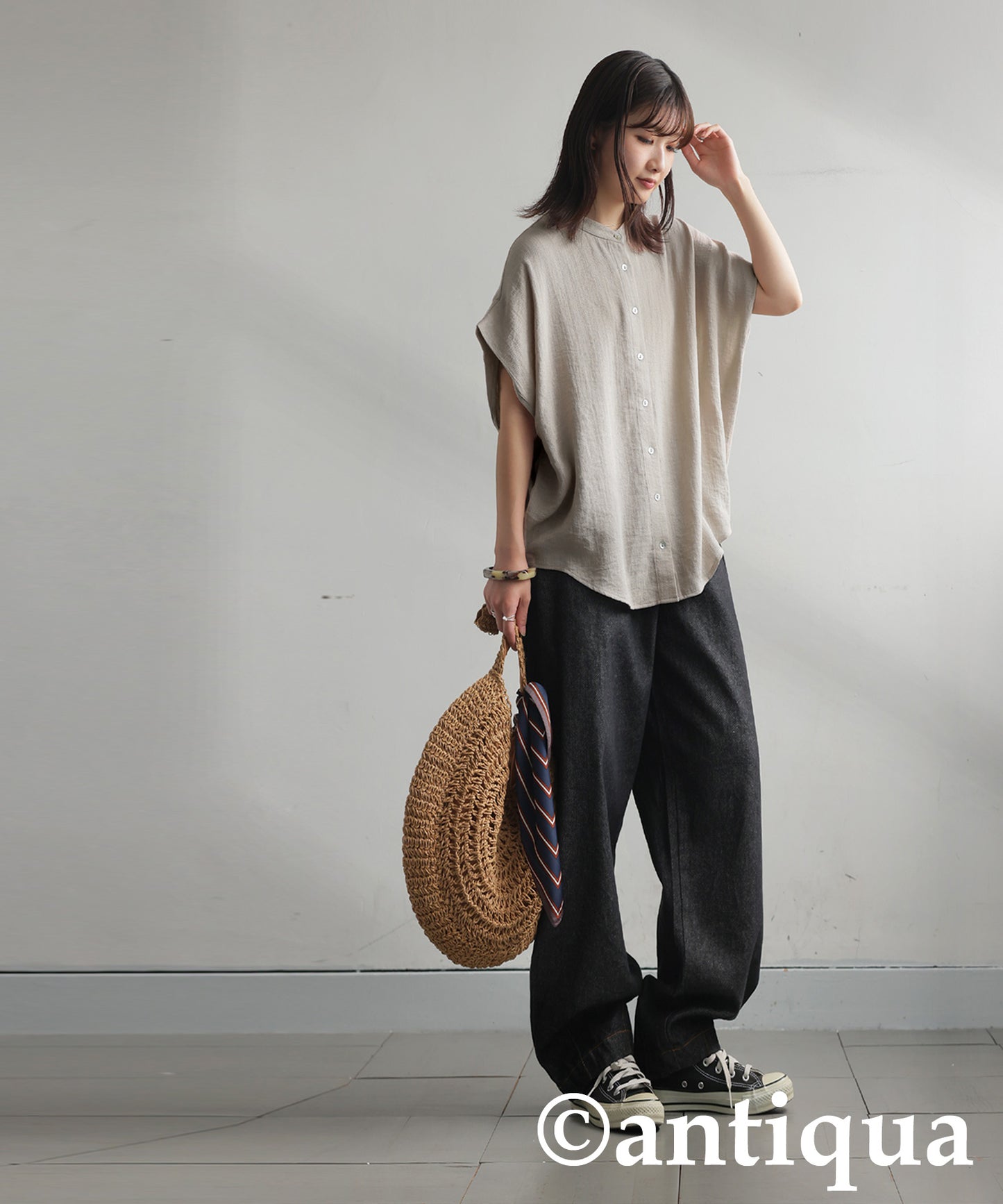 Ladies Linen-Like Shirt