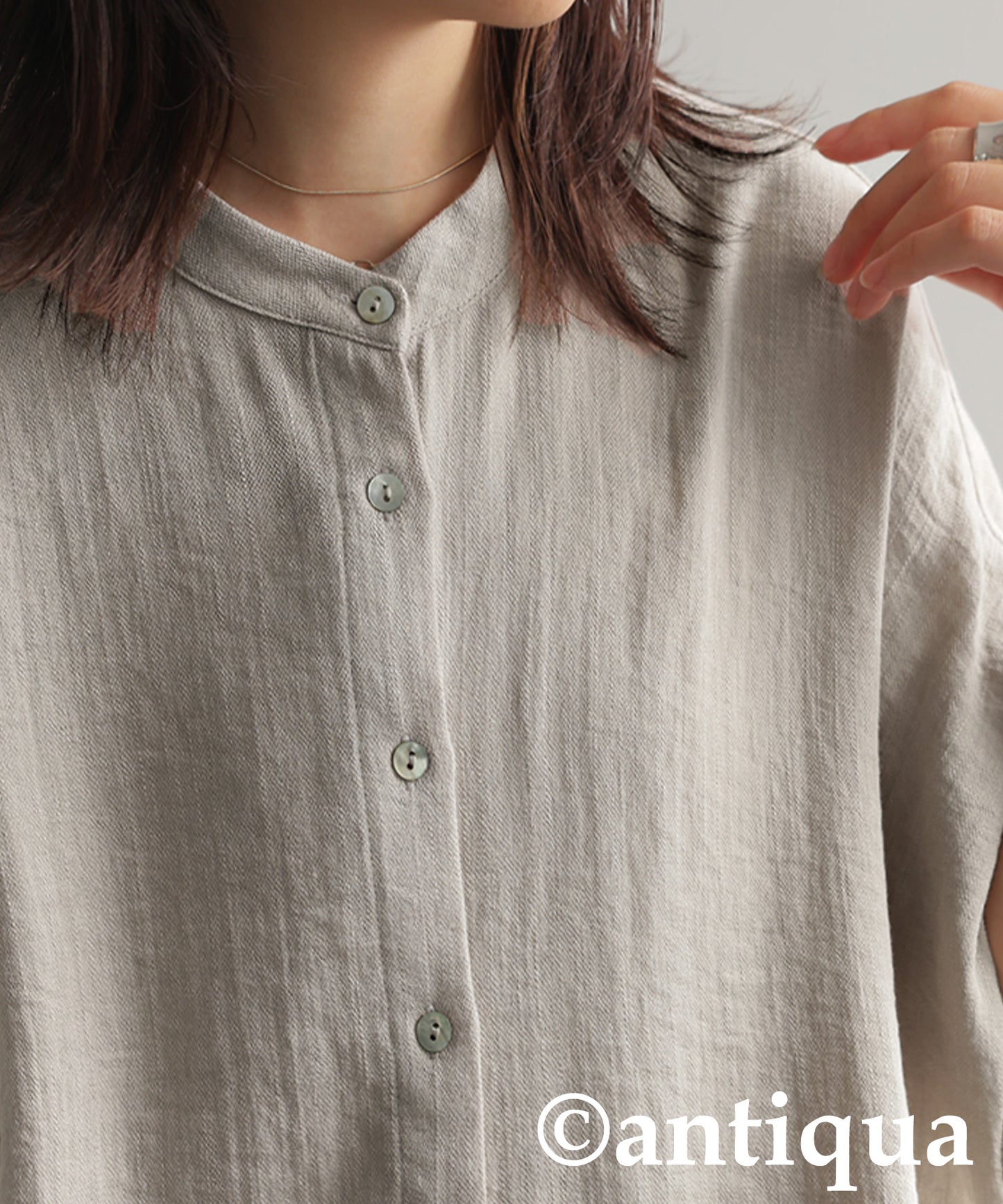 Ladies Linen-Like Shirt