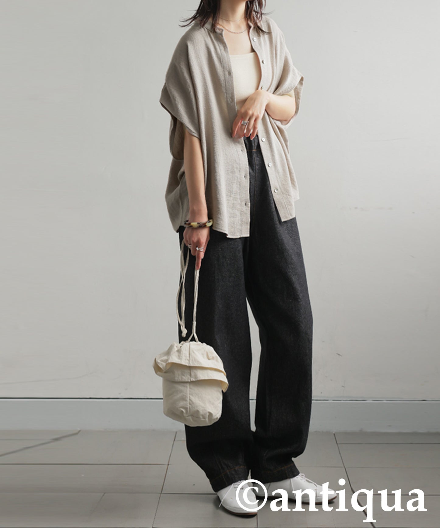 Ladies Linen-Like Shirt