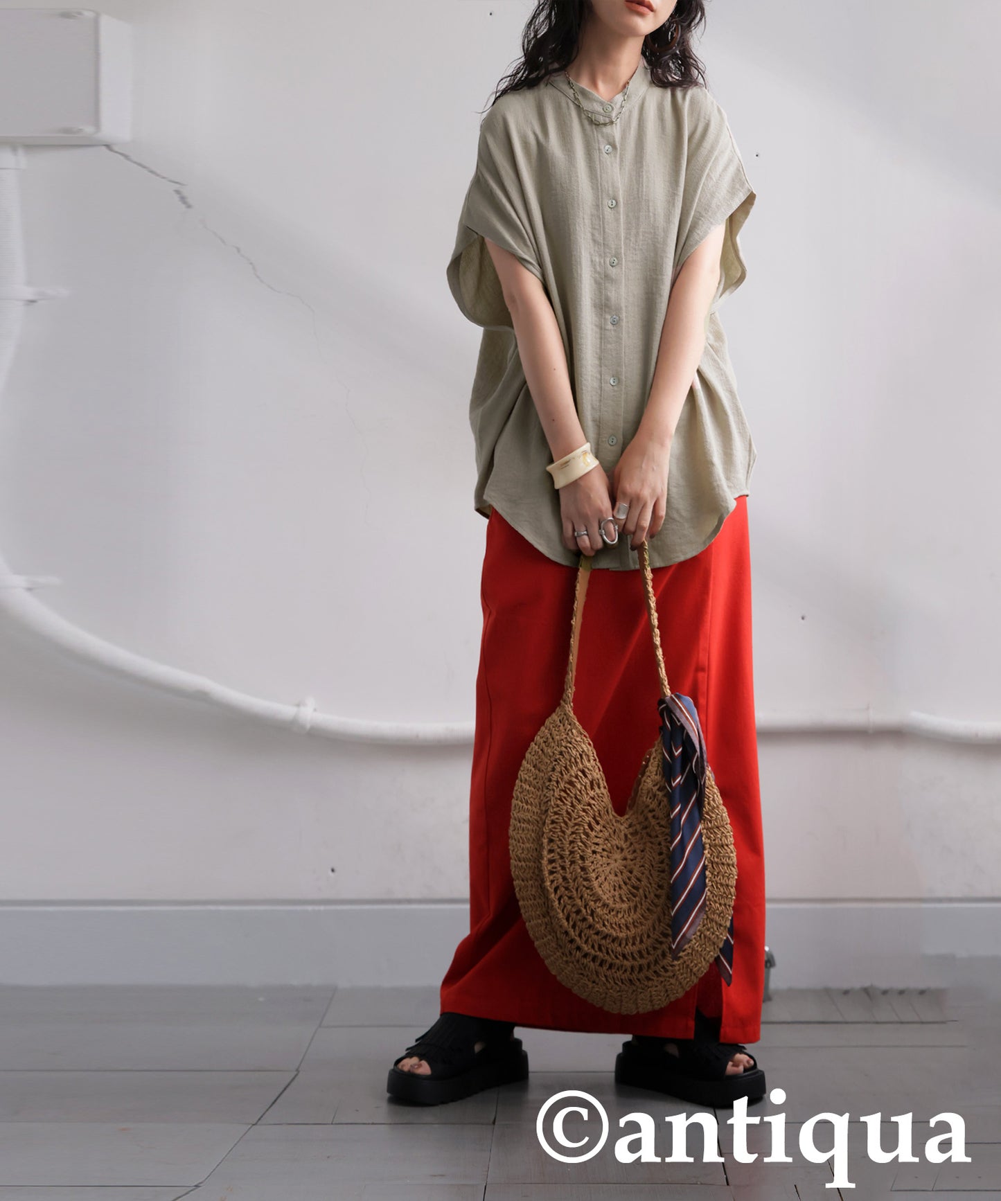 Ladies Linen-Like Shirt