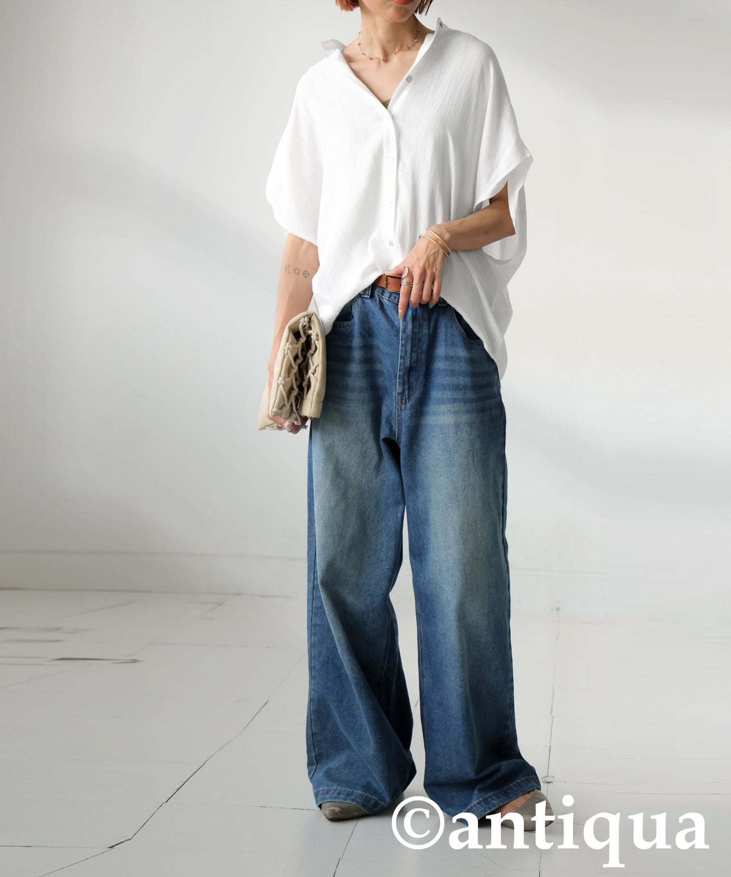 Ladies Linen-Like Shirt