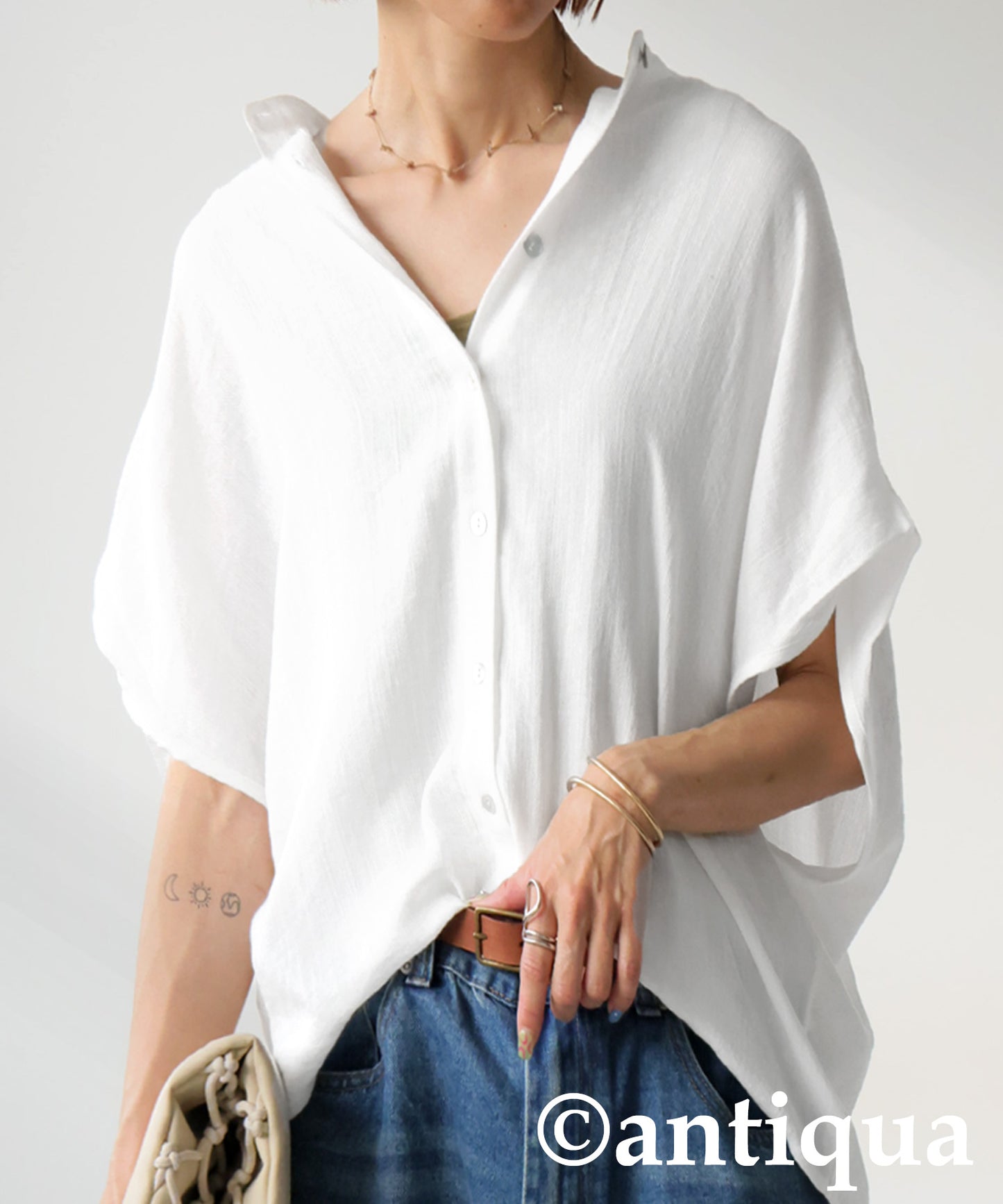 Ladies Linen-Like Shirt