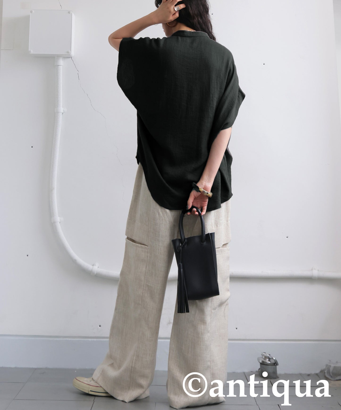 Ladies Linen-Like Shirt