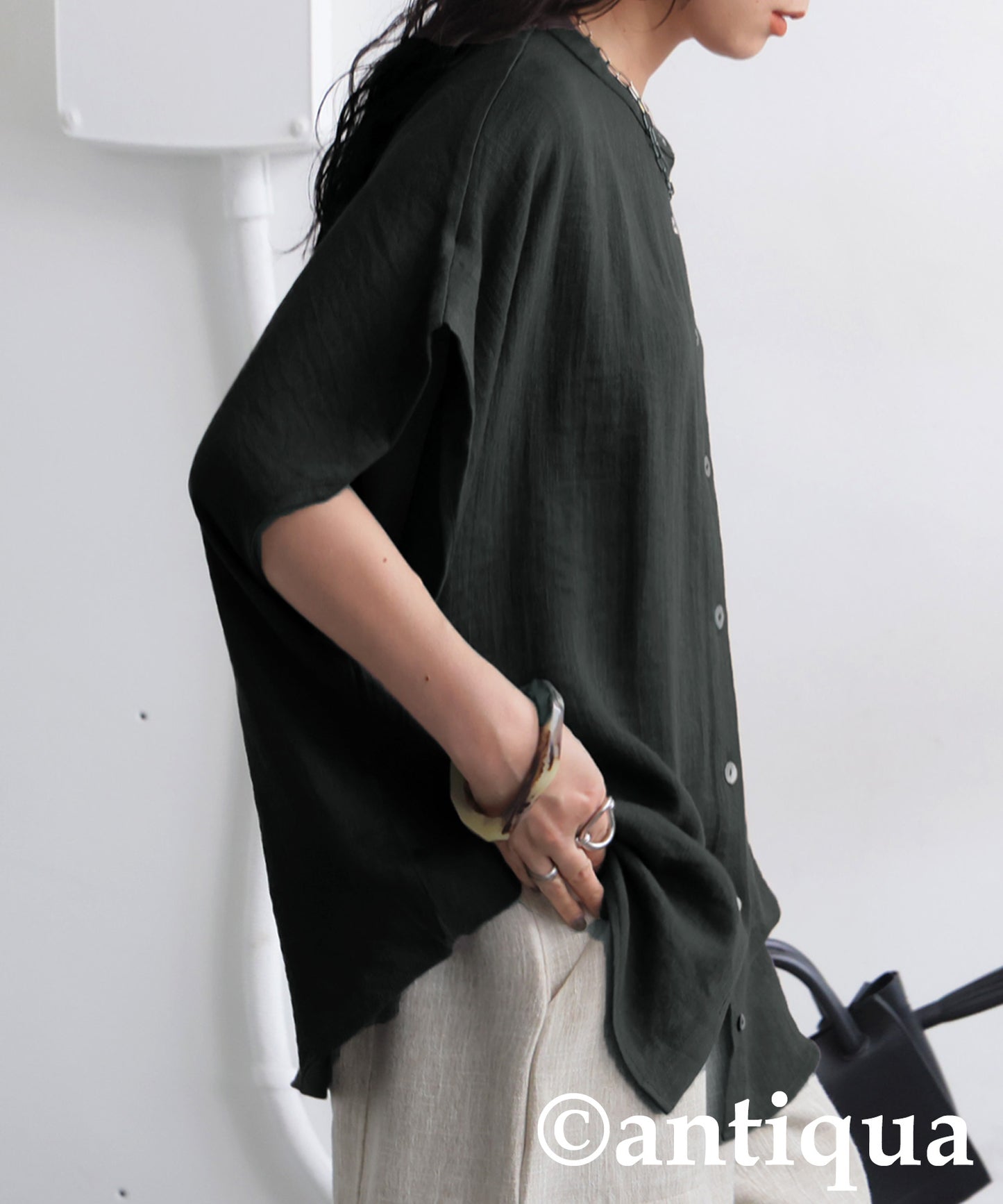 Ladies Linen-Like Shirt