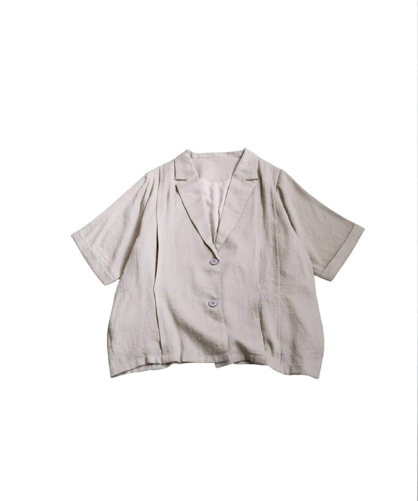 Ladies Tuck Short Sleeve Jacket
