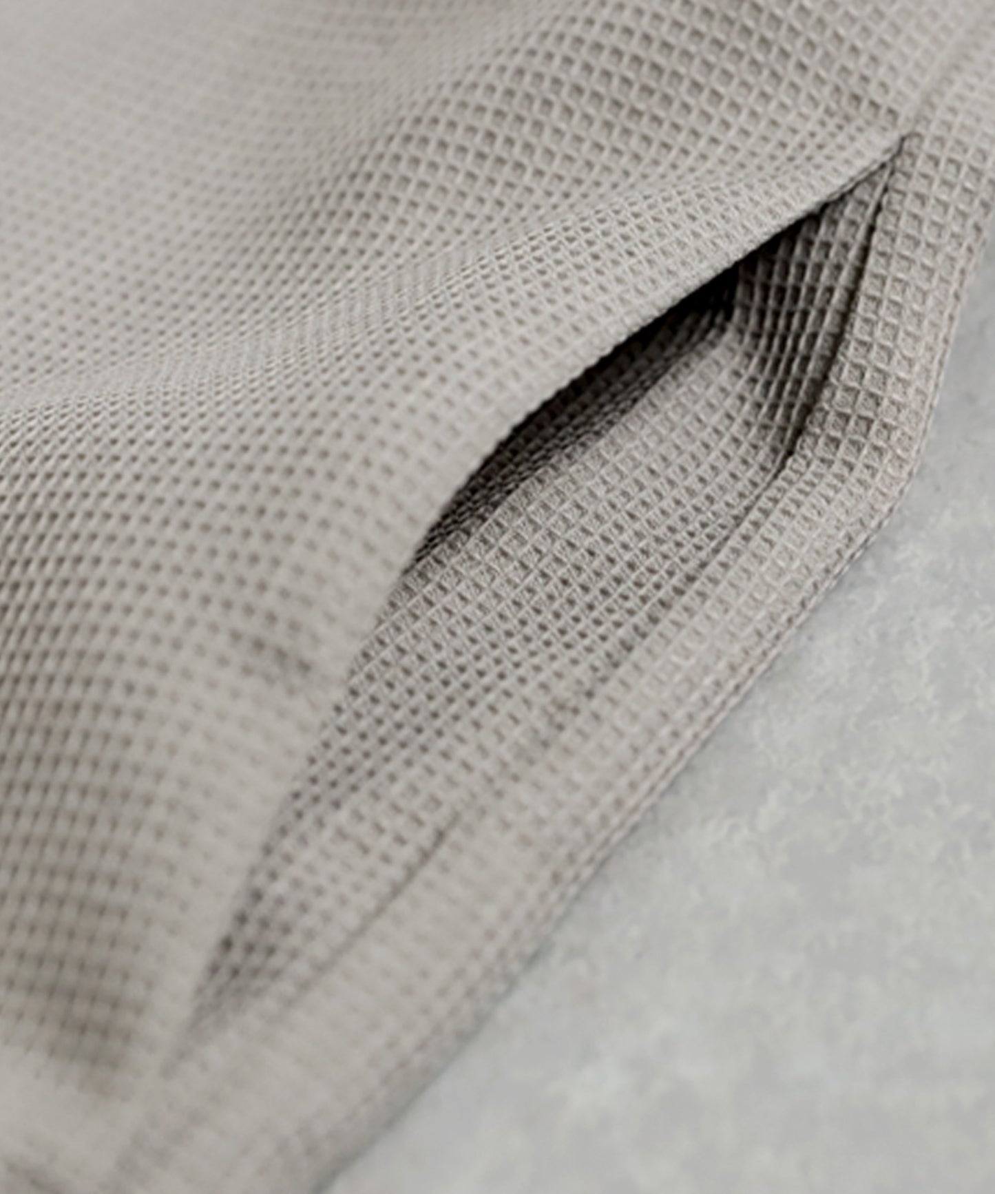 Waffle Fabric Shirt Dress Ladies