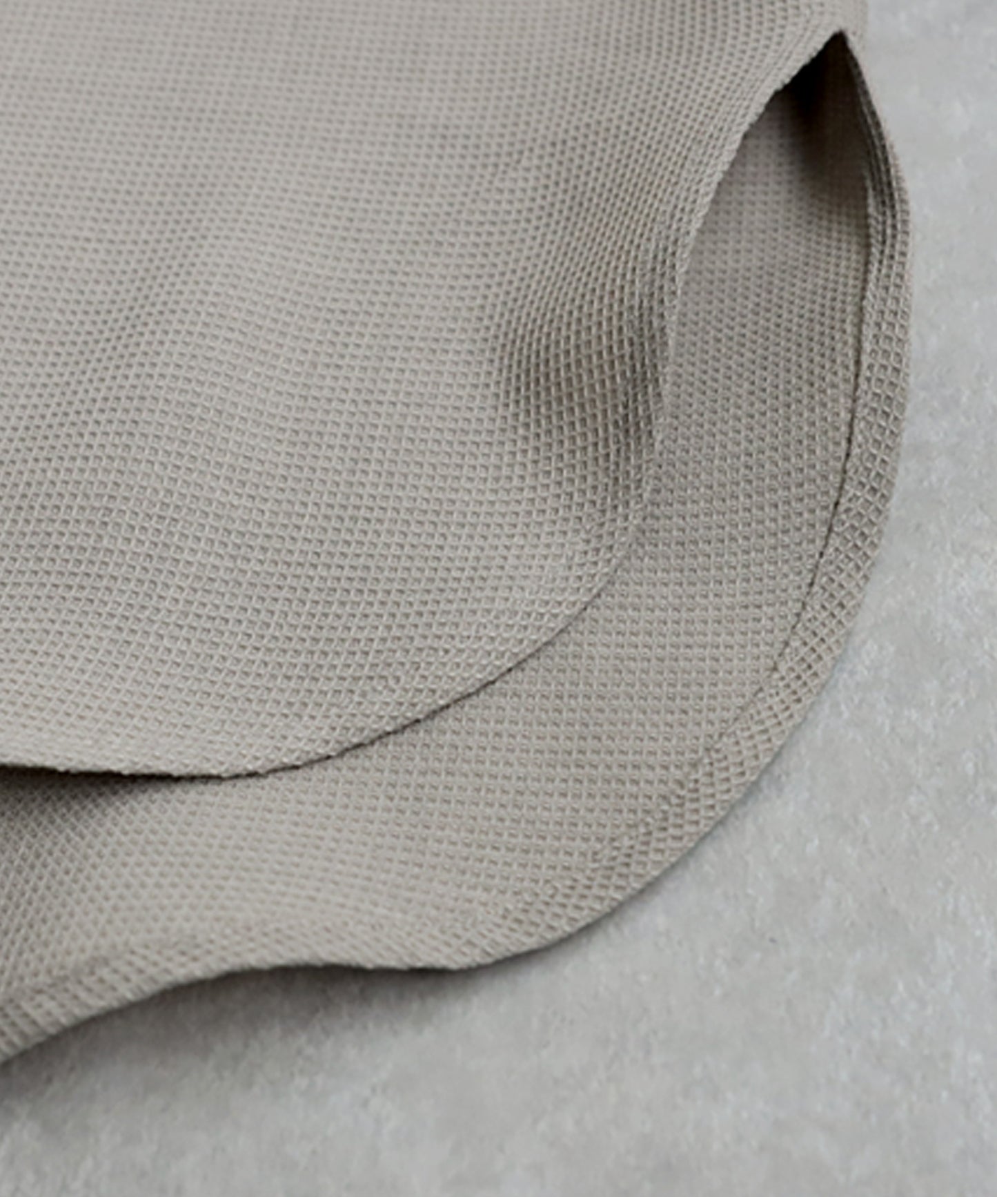 Waffle Fabric Shirt Dress Ladies