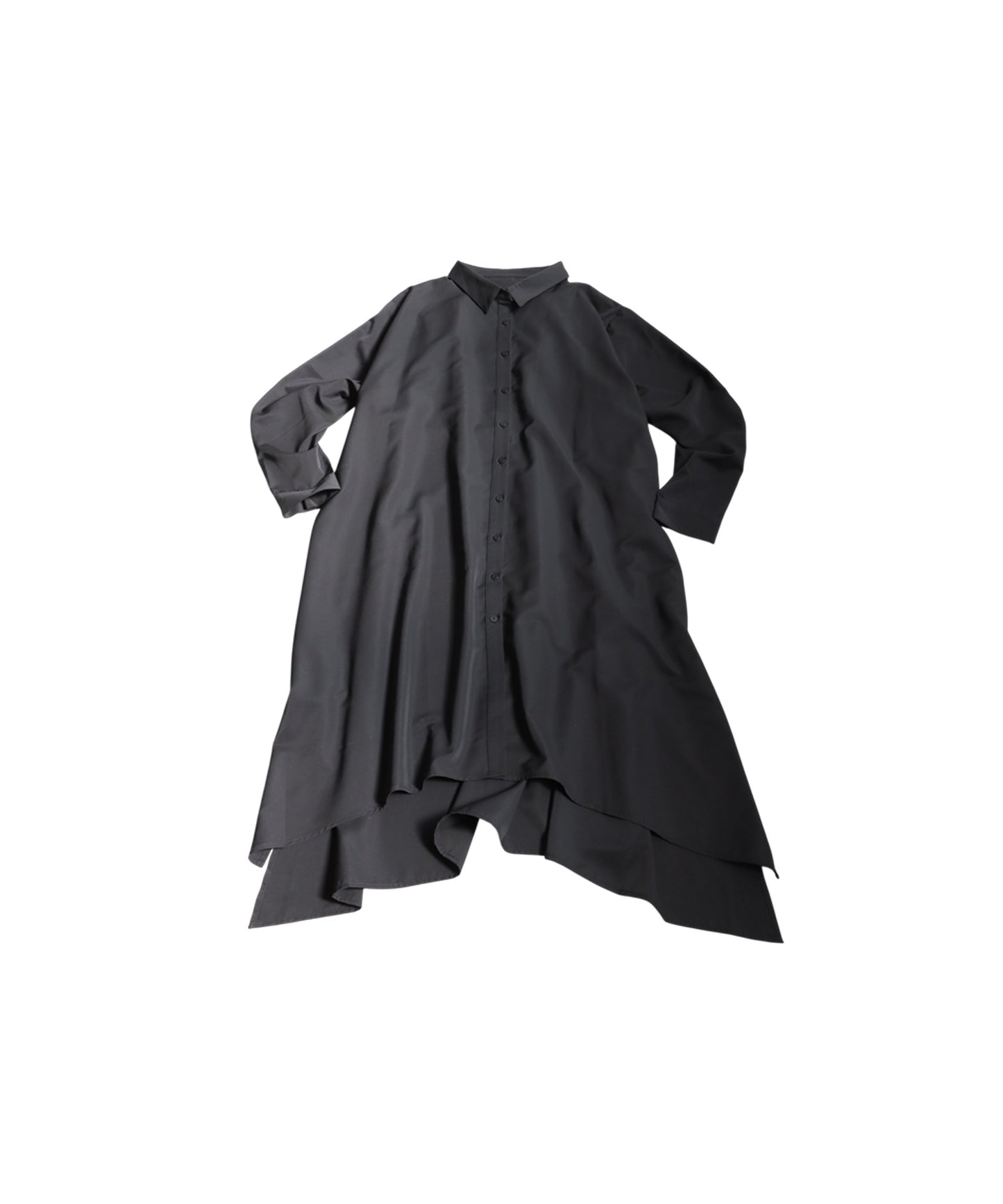 Draped Design Shirt Dress Ladies