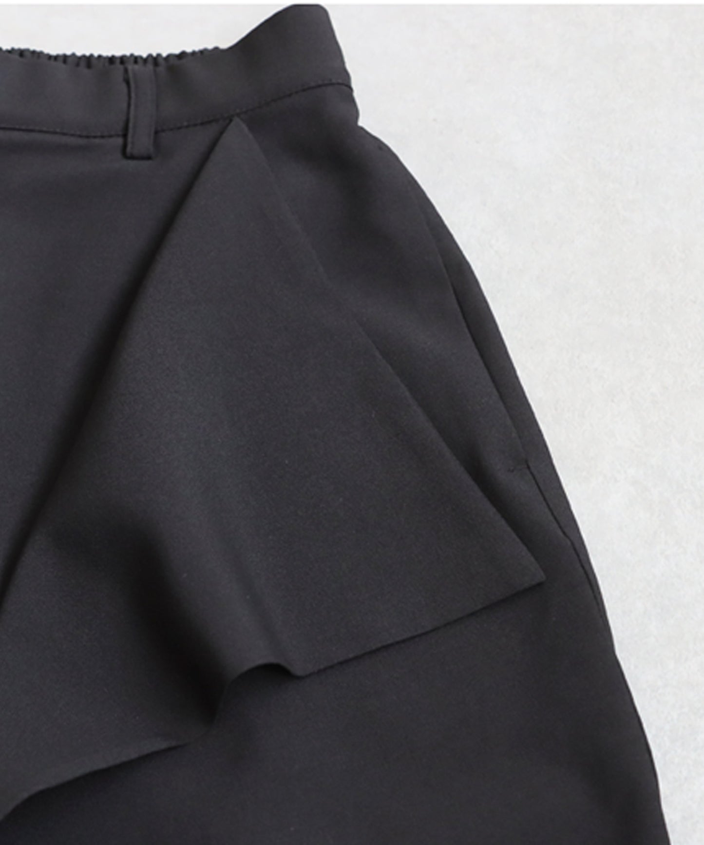 Asymmetrical Draped Wide Pants Ladies