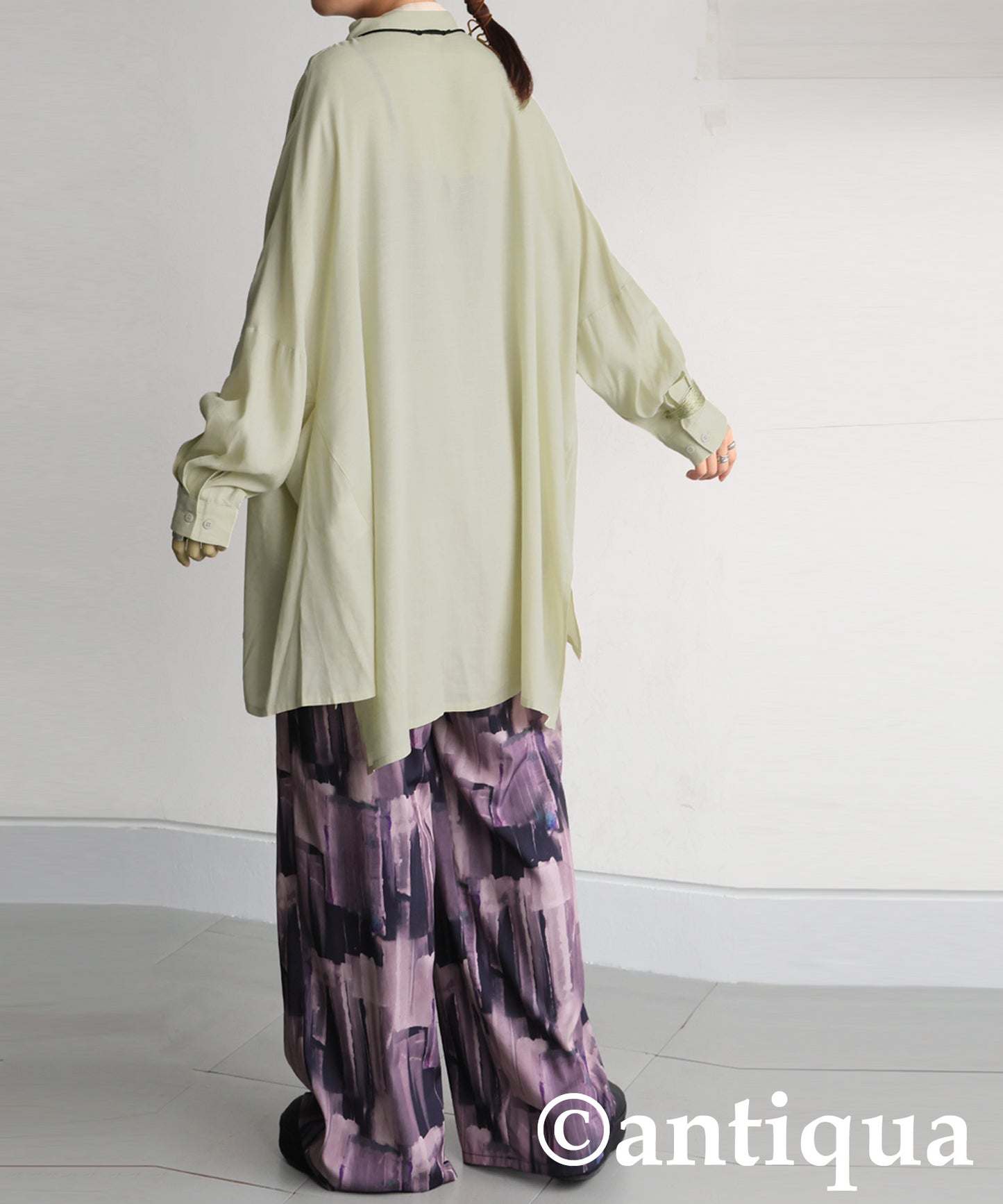 Draped Silhouette Shirt Ladies