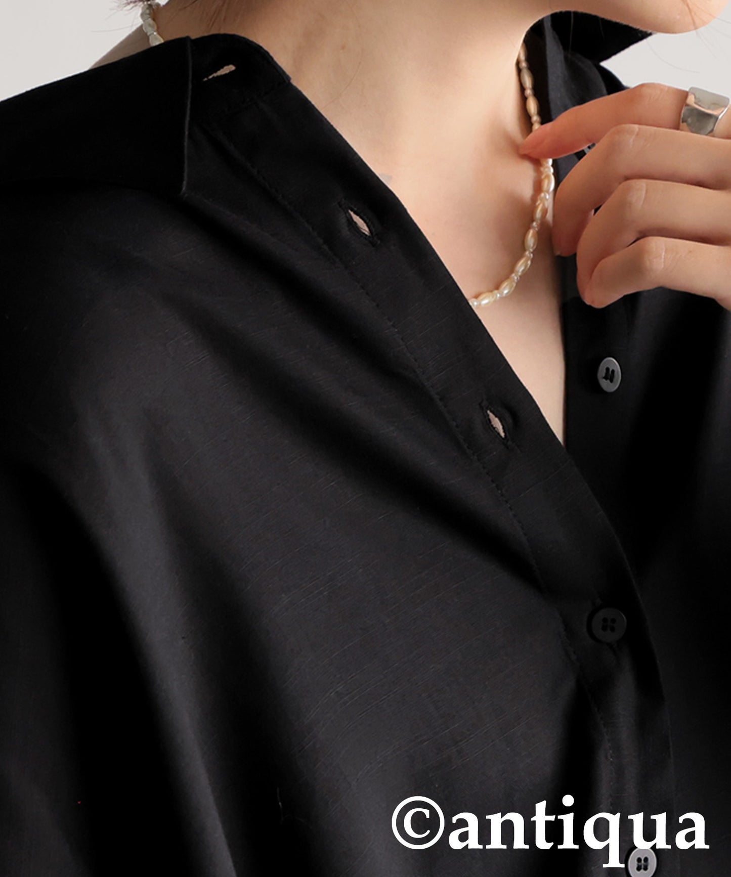 Draped Silhouette Shirt Ladies