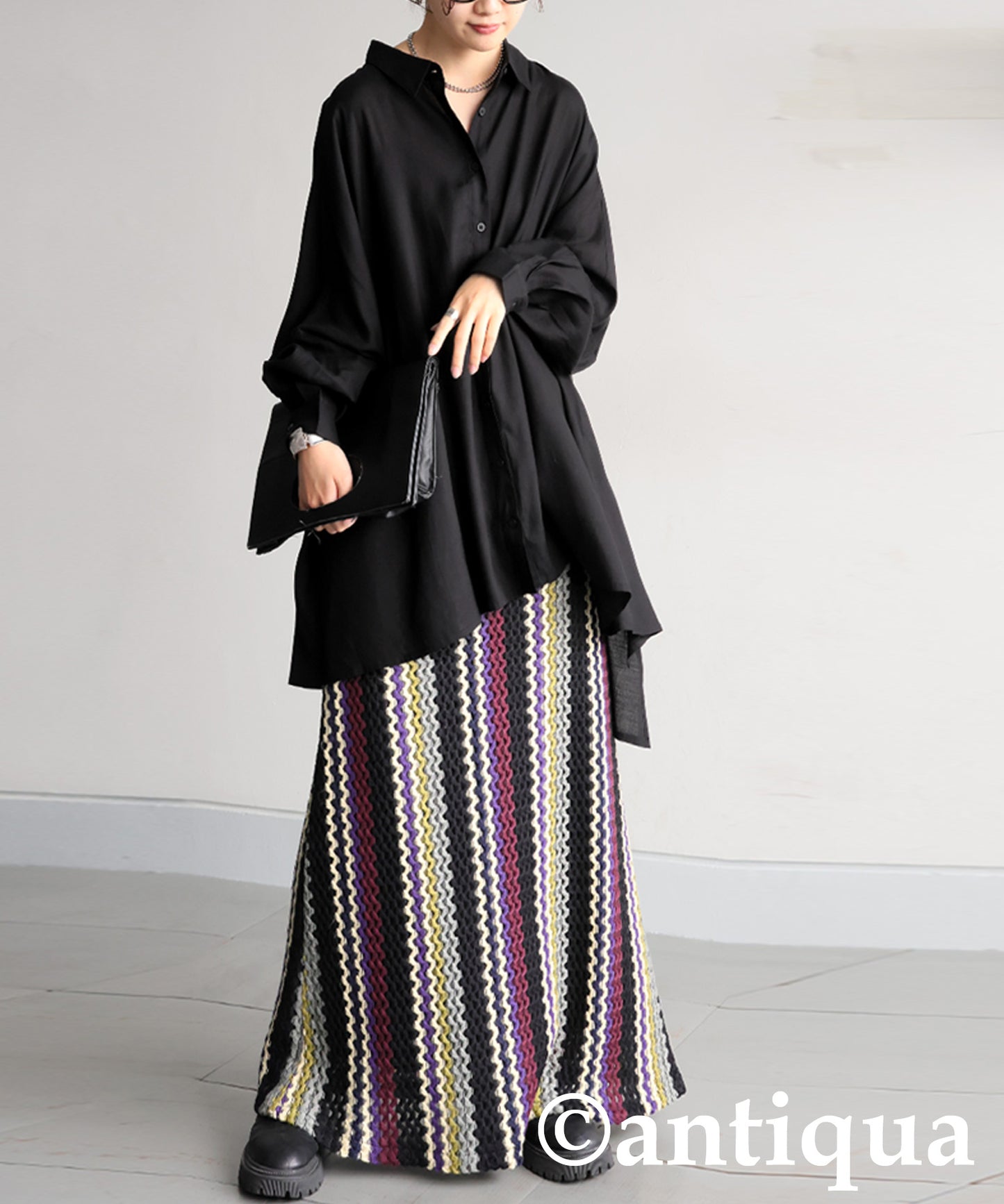 Draped Silhouette Shirt Ladies