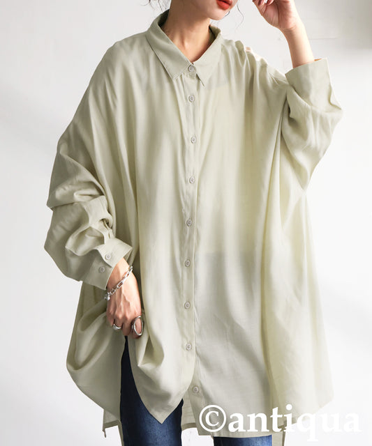 Draped Silhouette Shirt Ladies