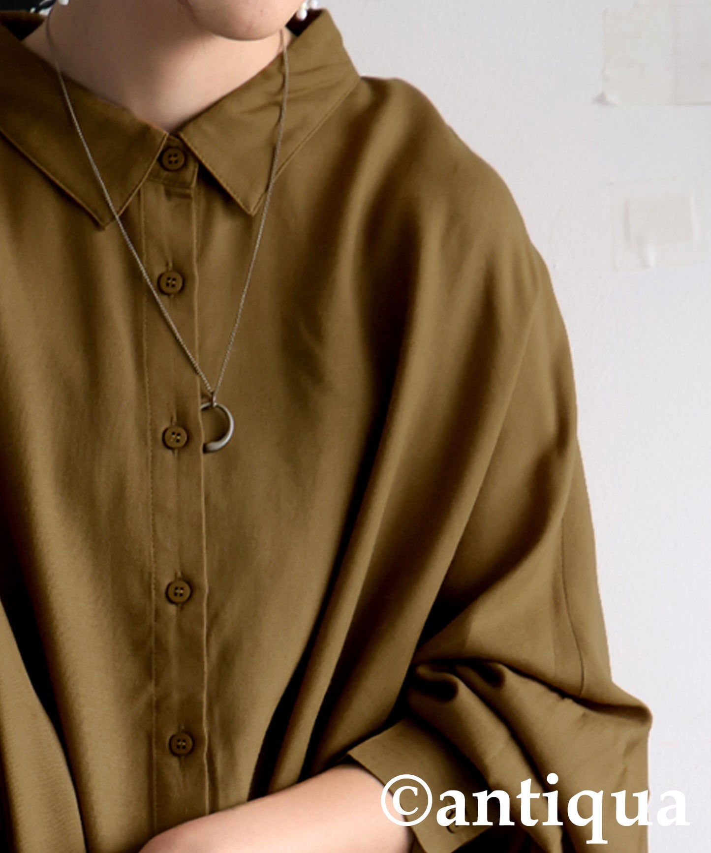 Draped Silhouette Shirt Ladies