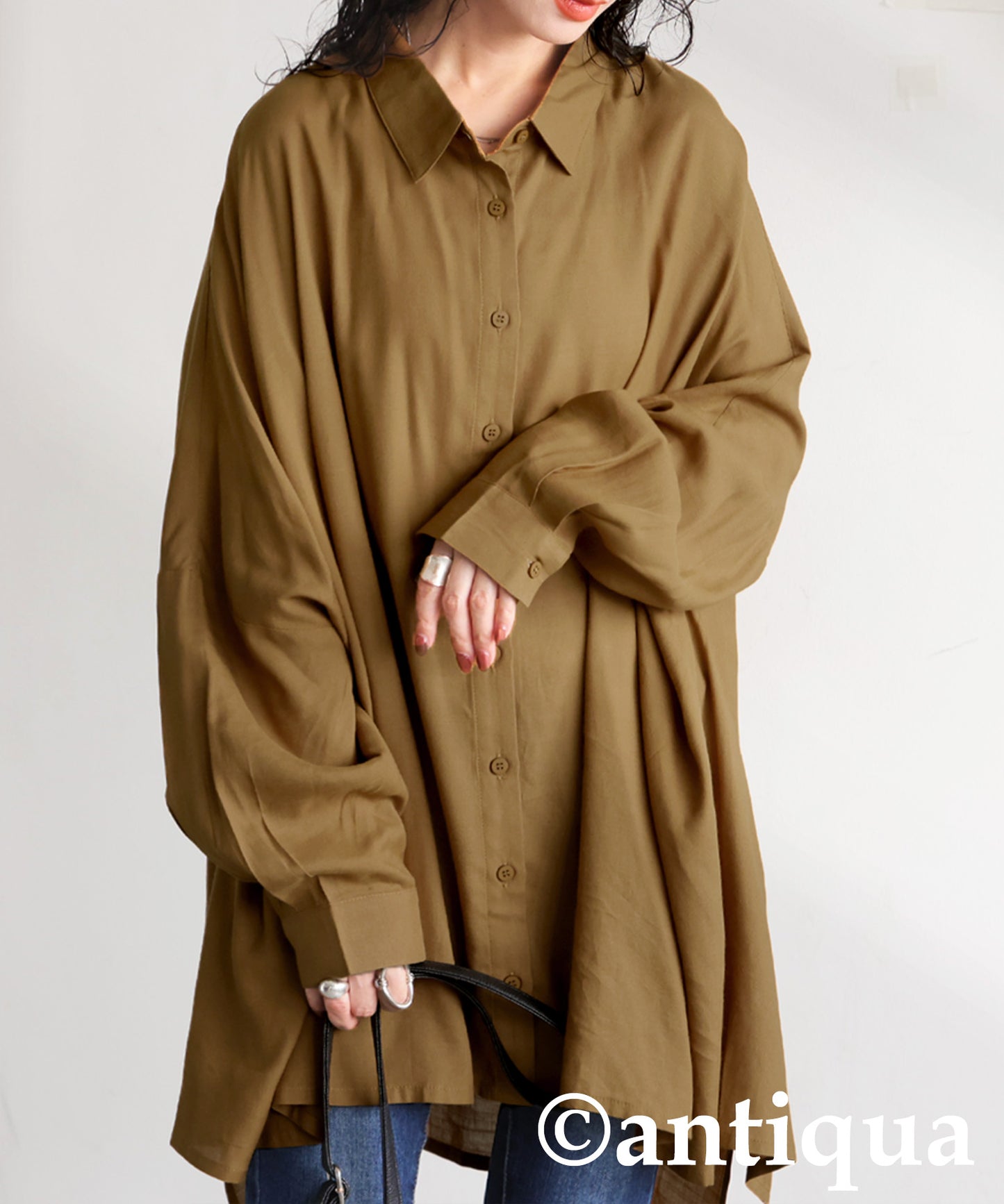 Draped Silhouette Shirt Ladies