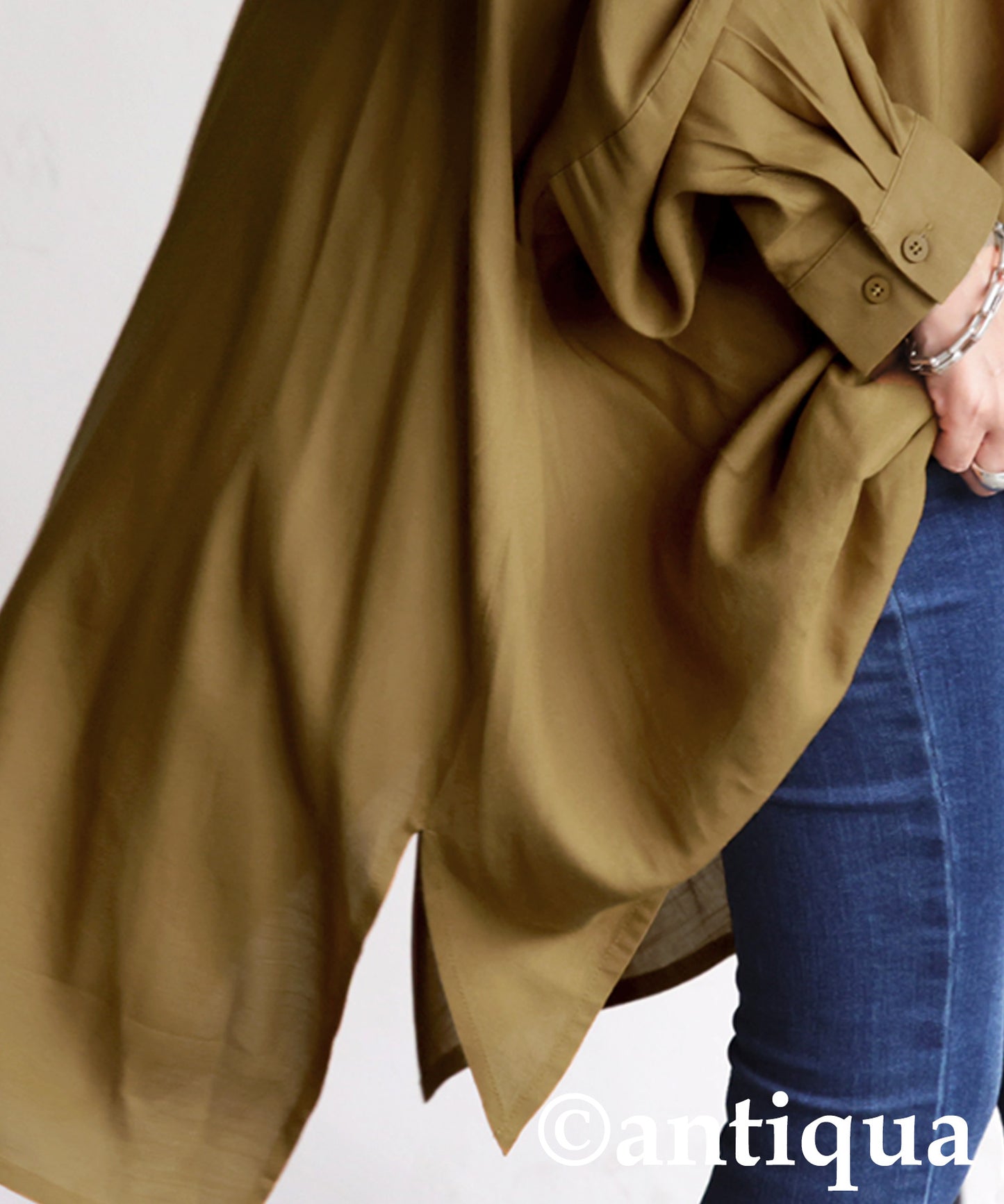 Draped Silhouette Shirt Ladies