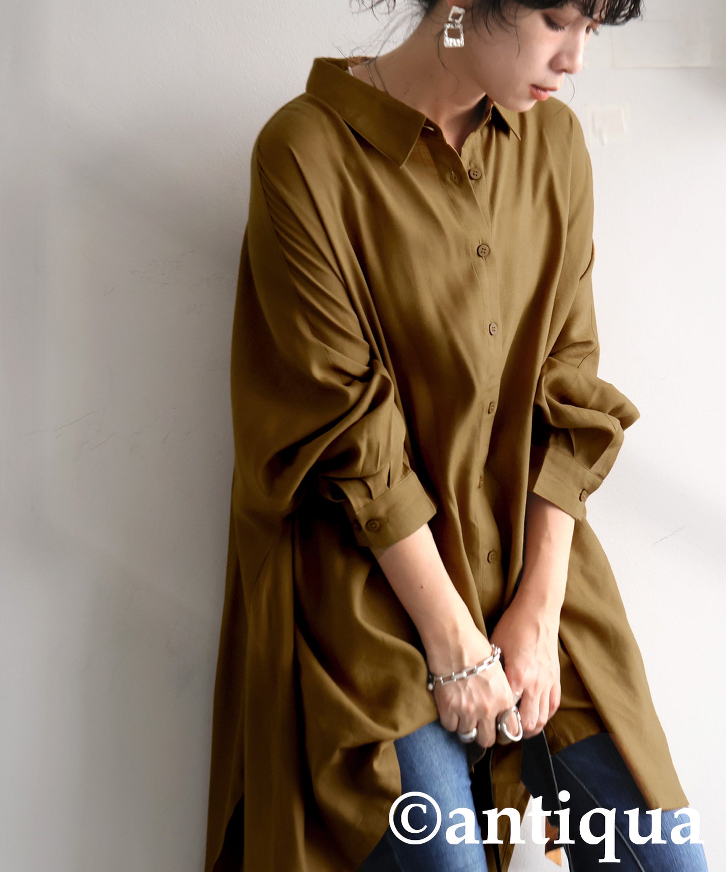 Draped Silhouette Shirt Ladies