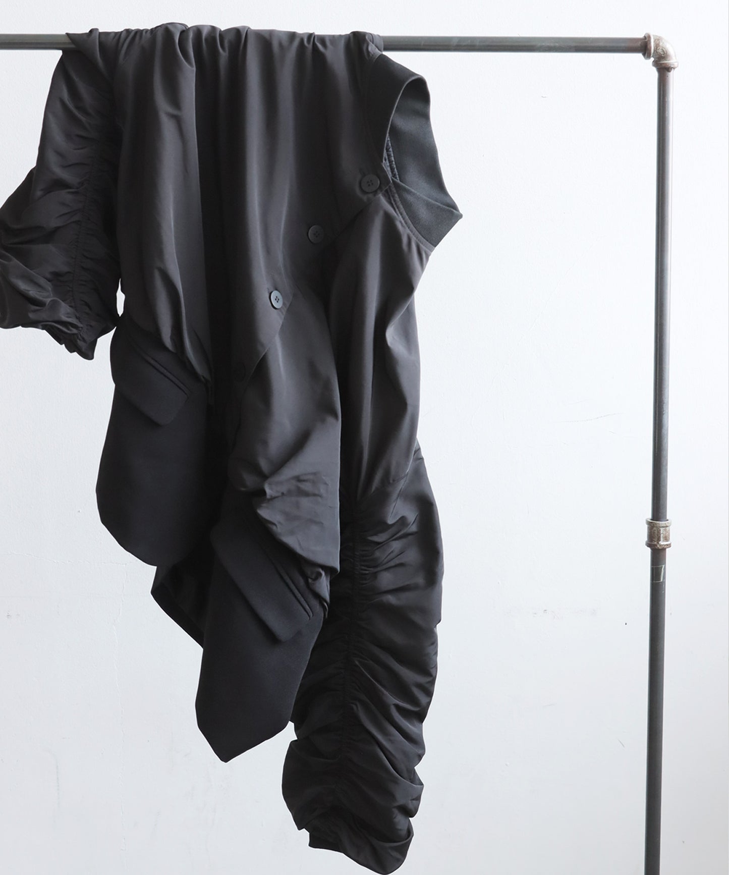 Mixed Material Jacket Ladies