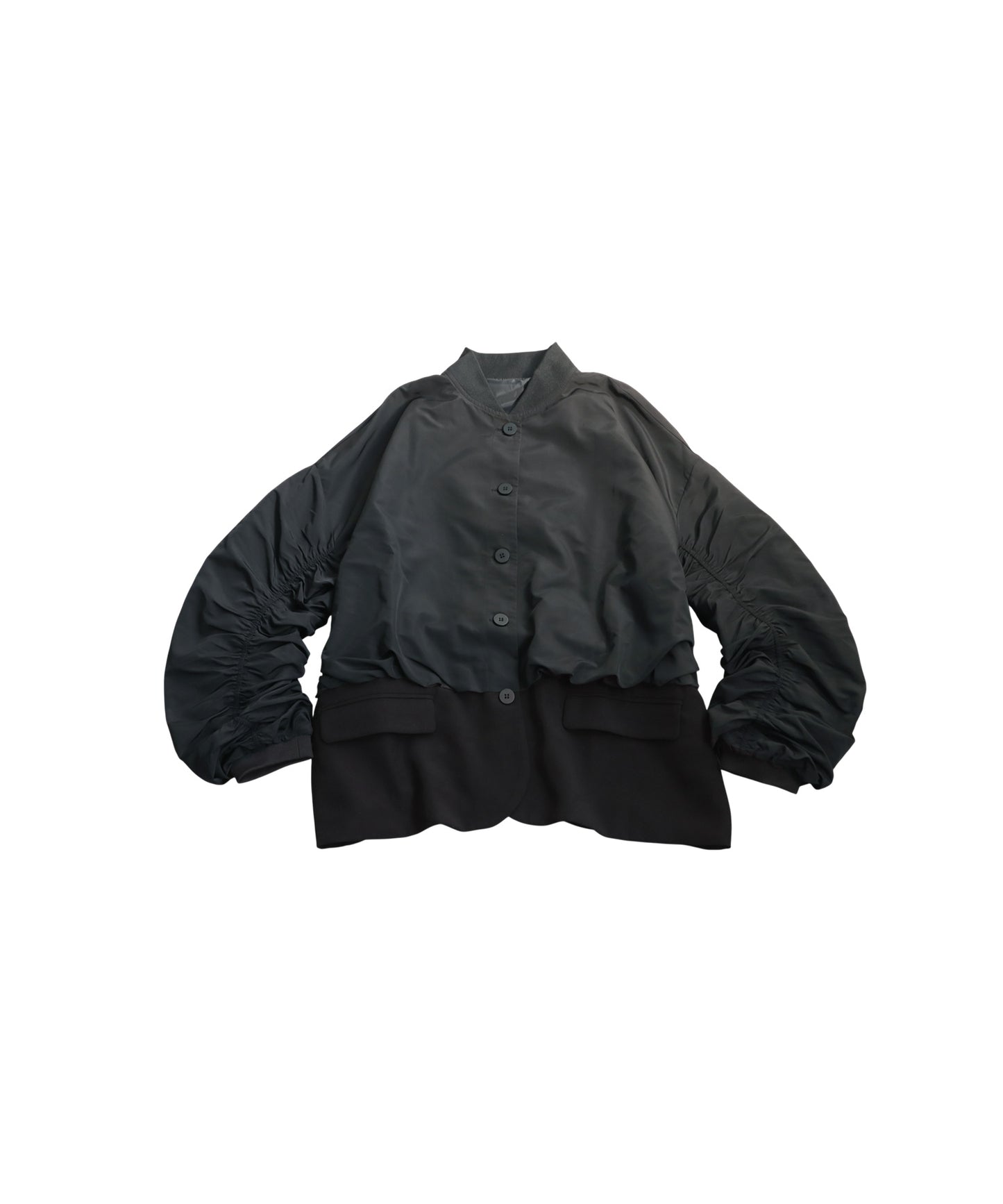 Mixed Material Jacket Ladies