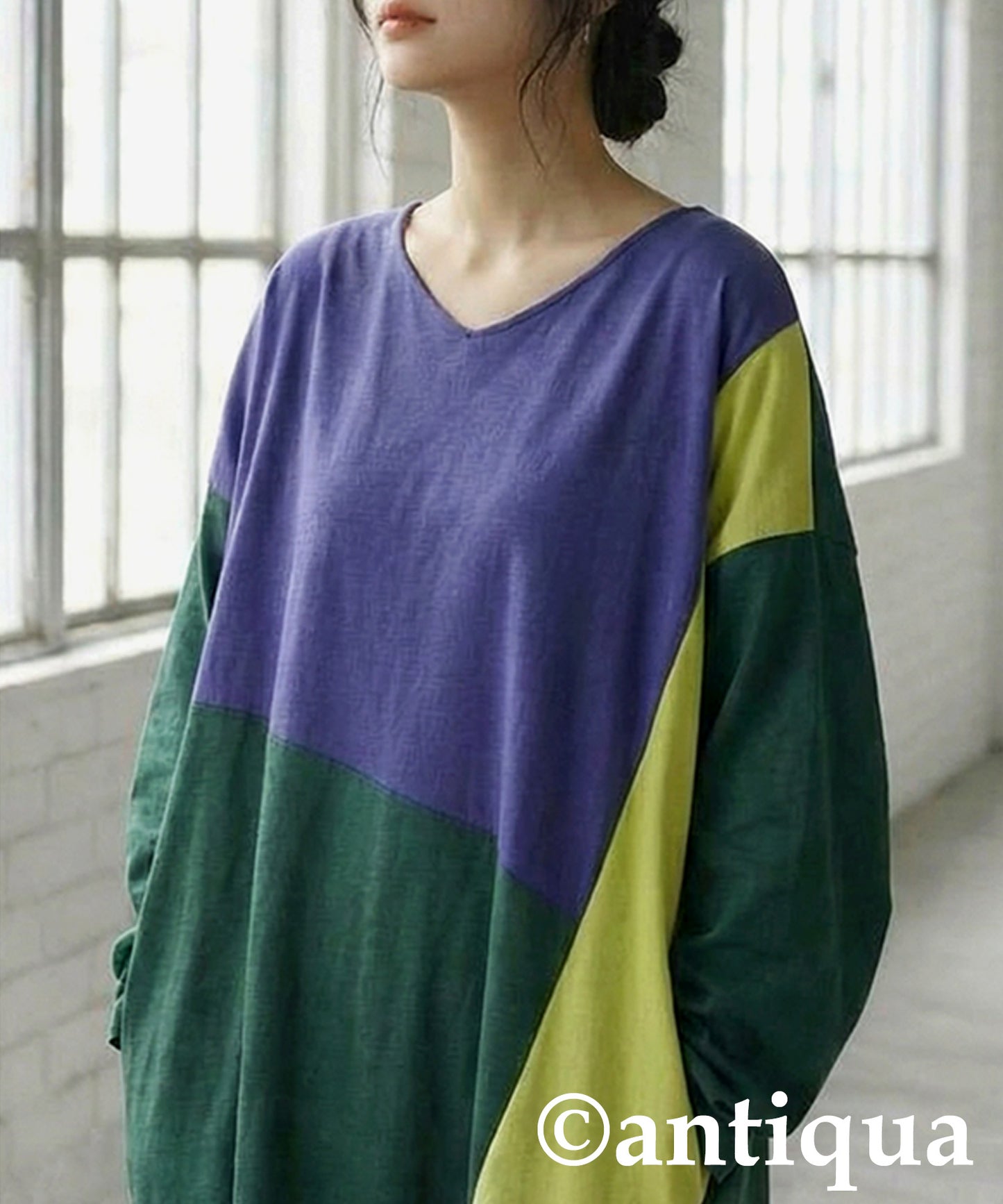 Color Block Dress Ladies