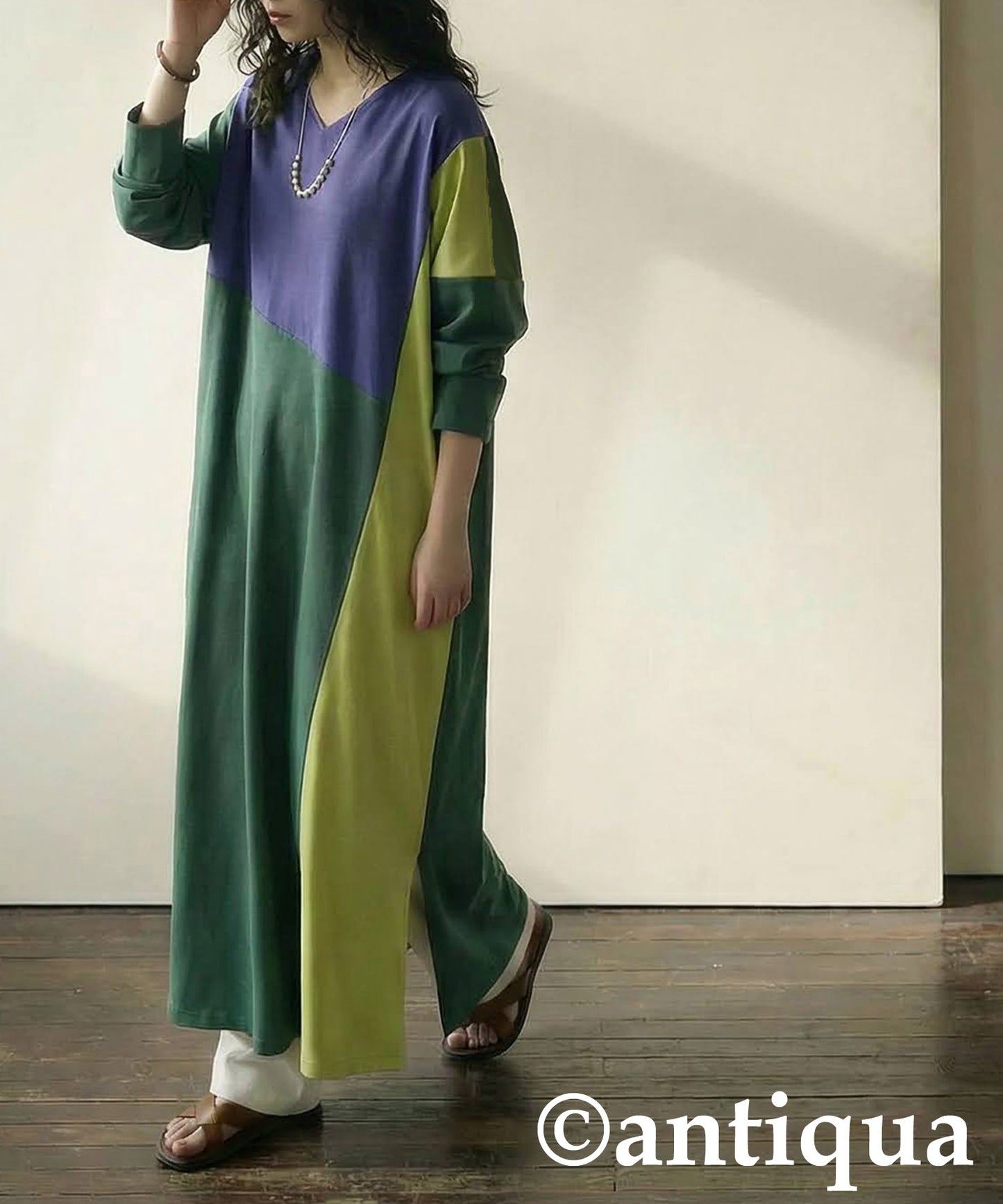 Color Block Dress Ladies