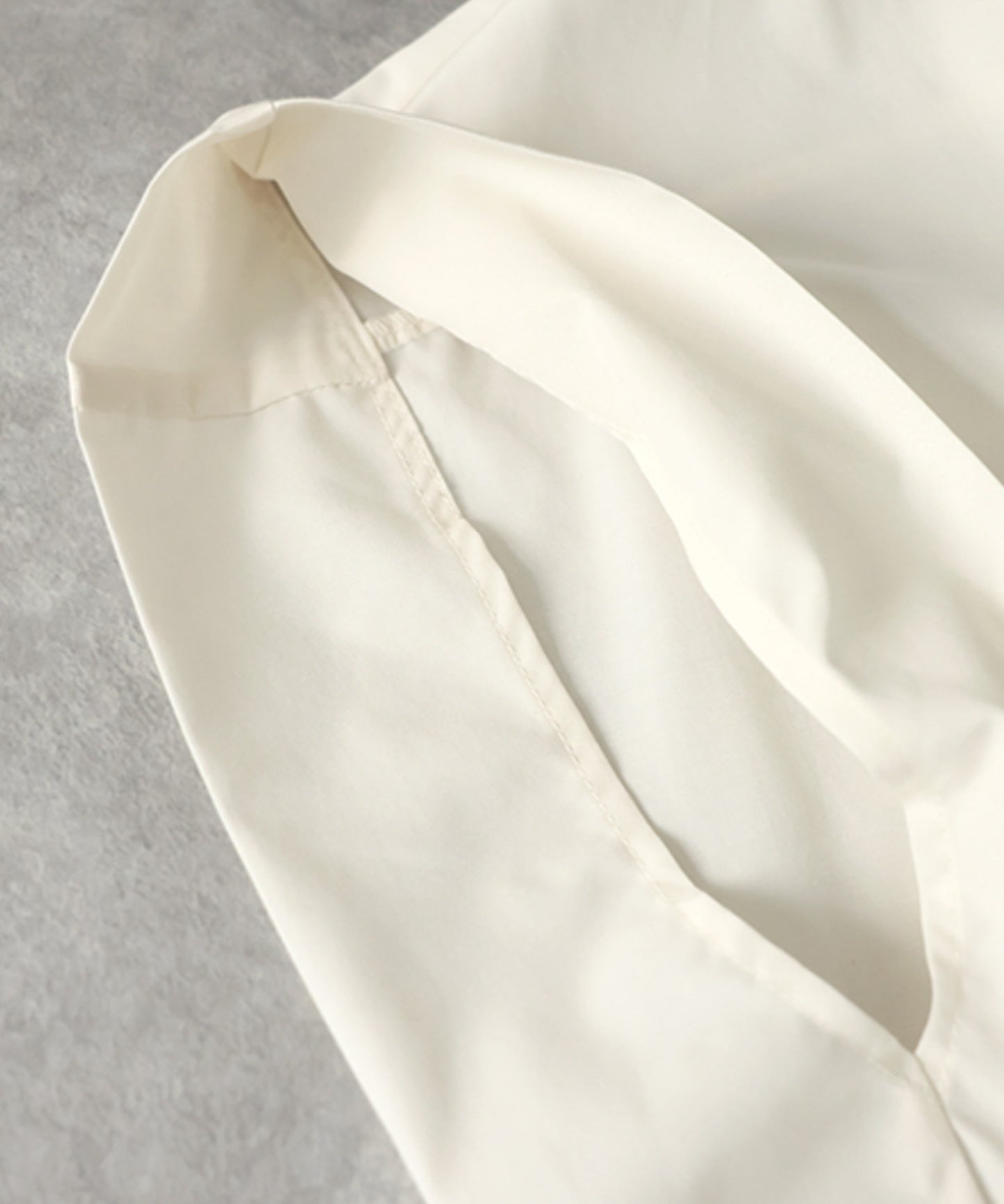 Band Collar, Five-Quarter Sleeve Long Shirt Ladies