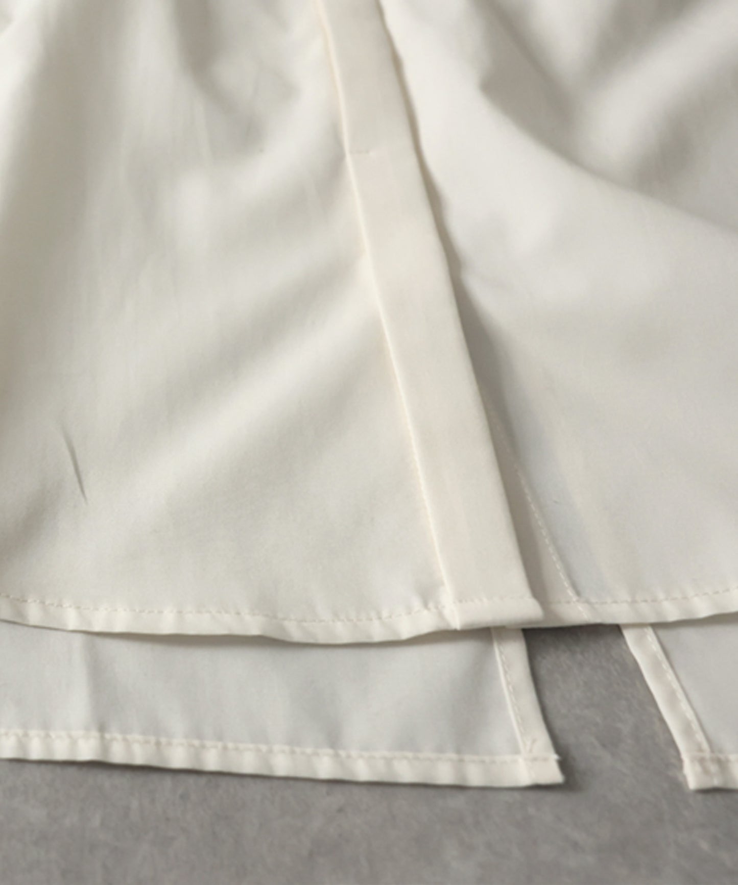 Band Collar, Five-Quarter Sleeve Long Shirt Ladies