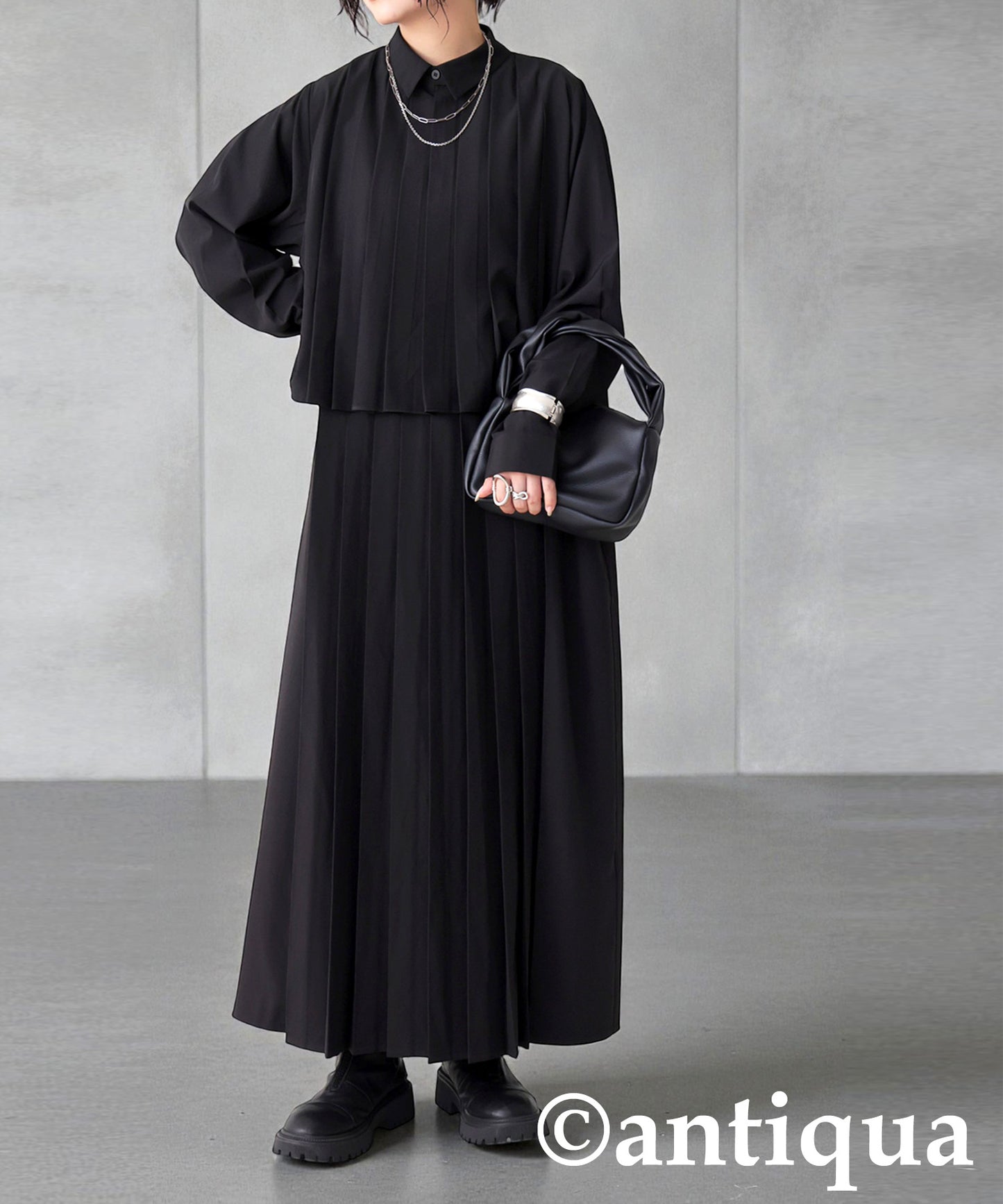 Pleated Dress Ladies