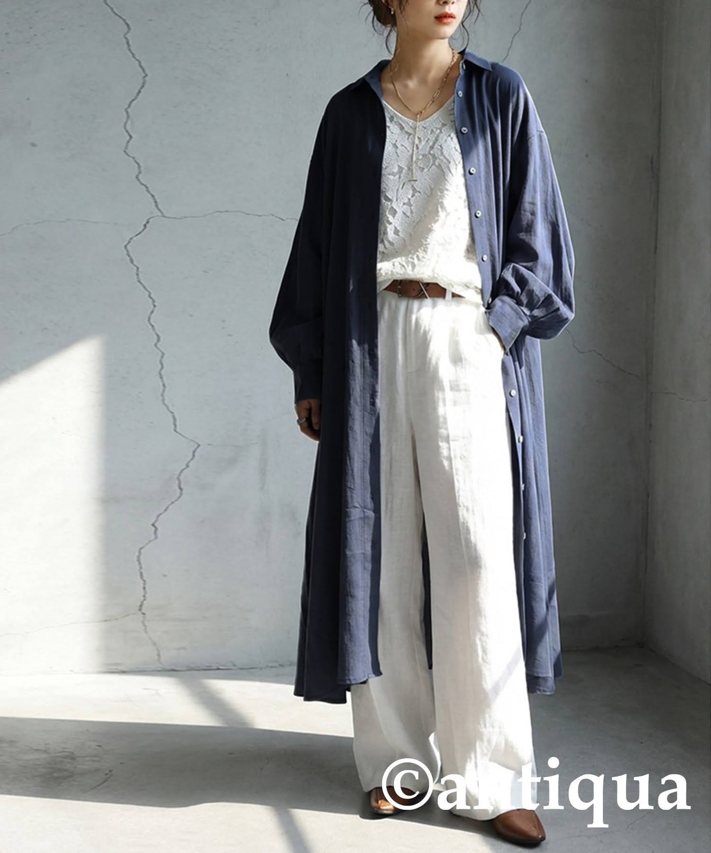 3D Sleeve Shirt Dress Ladies