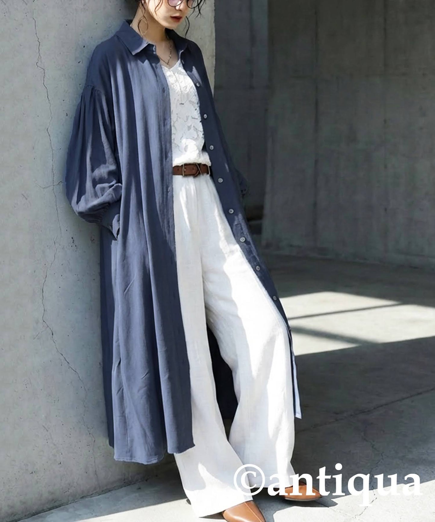 3D Sleeve Shirt Dress Ladies